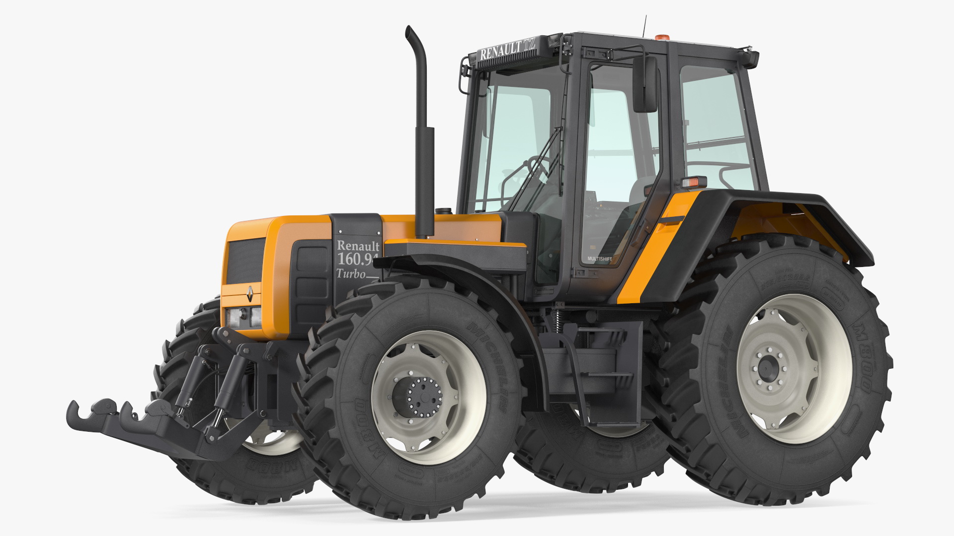 3D model Renault 160-94 Wheel Tractor Clean Rigged for Maya