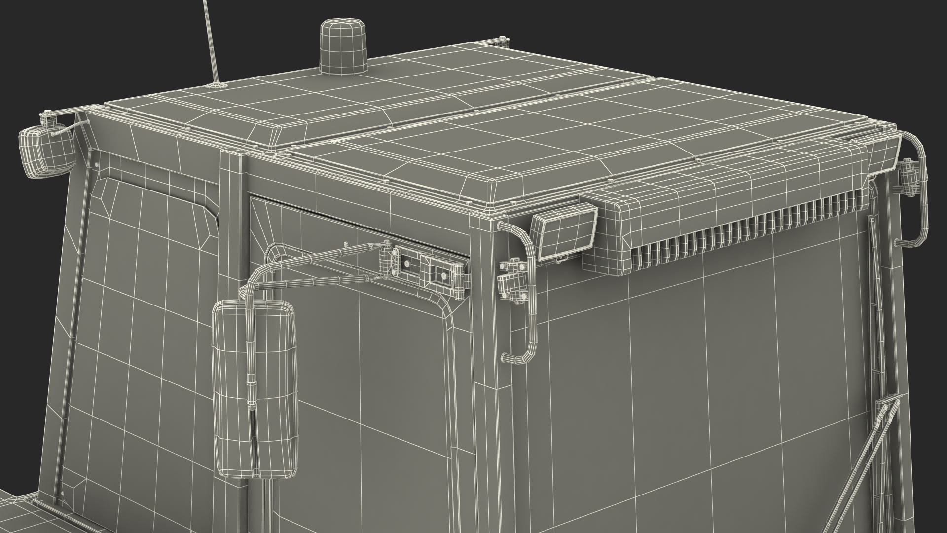 3D model Renault 160-94 Wheel Tractor Clean Rigged for Maya
