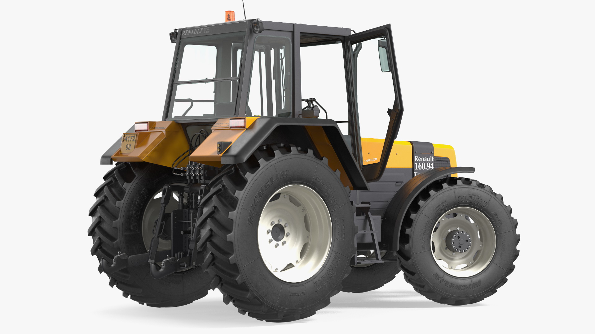 3D model Renault 160-94 Wheel Tractor Clean Rigged for Maya