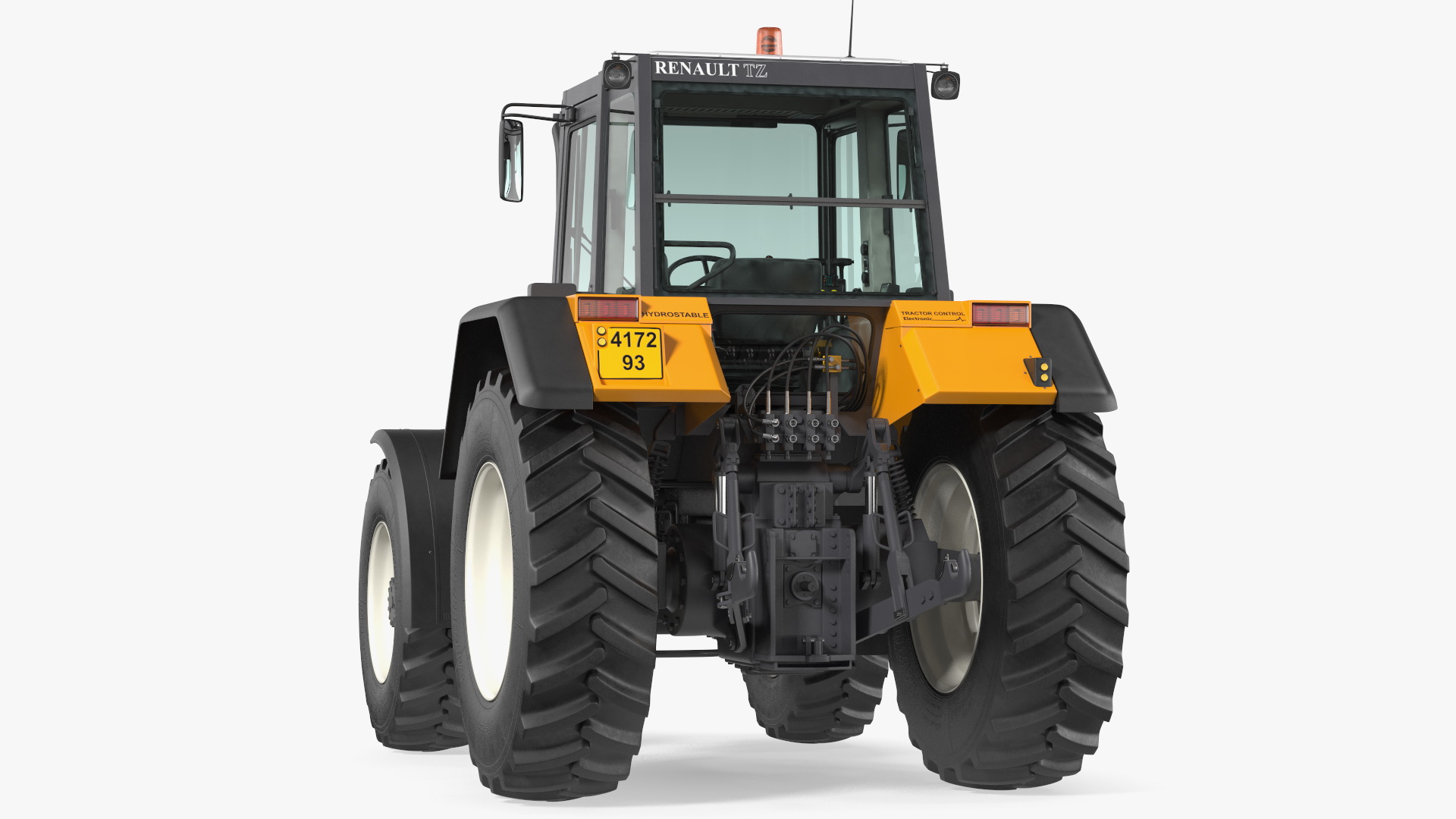 3D model Renault 160-94 Wheel Tractor Clean Rigged for Maya