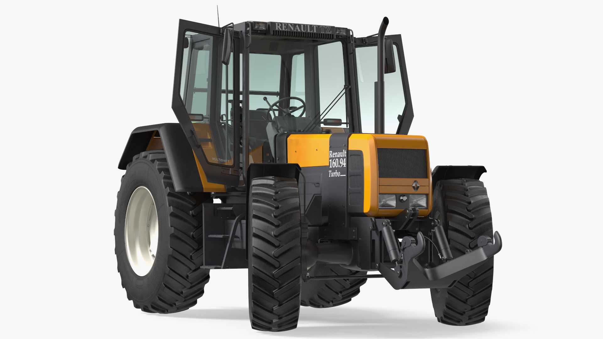3D model Renault 160-94 Wheel Tractor Clean Rigged for Maya