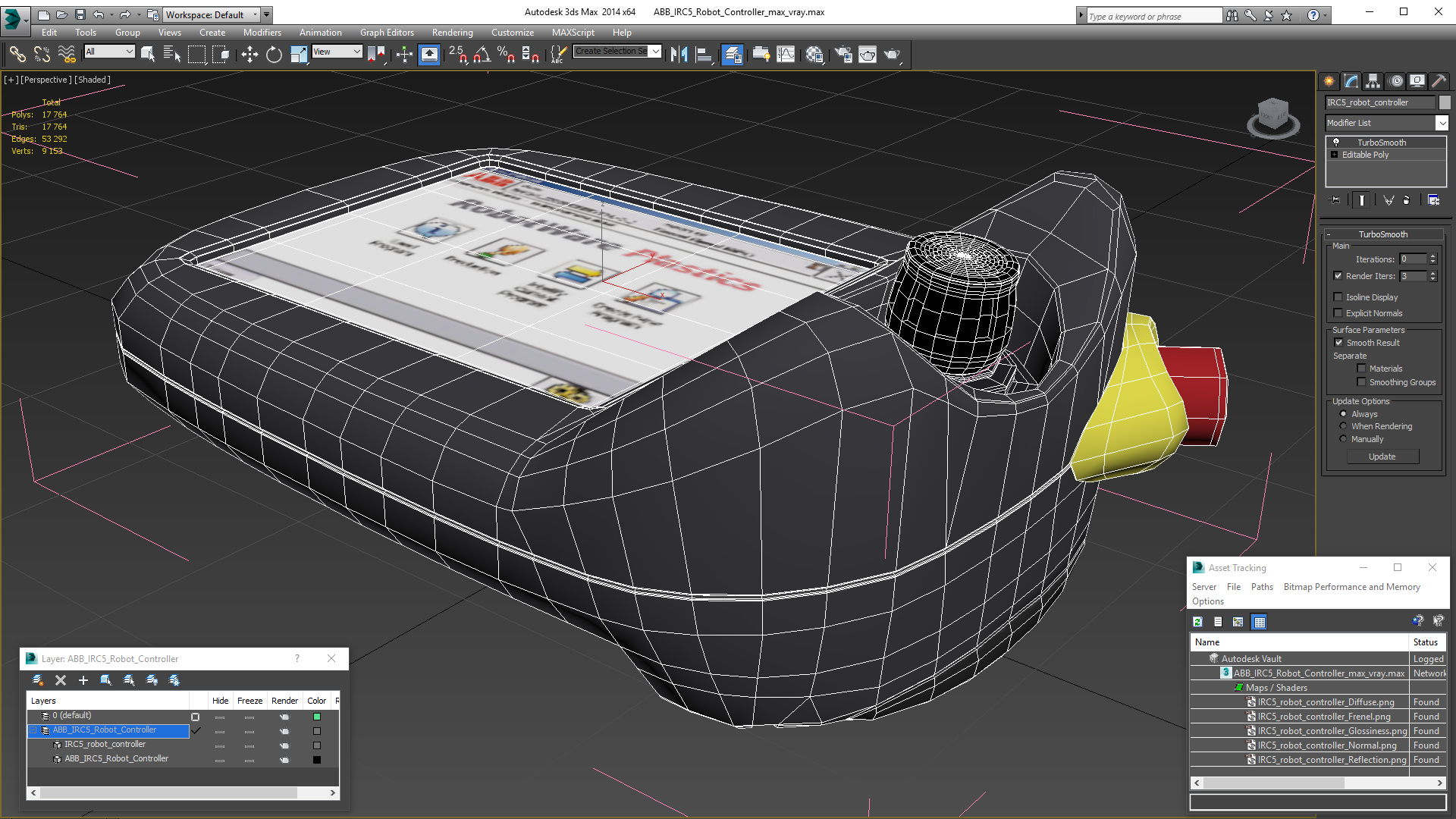3D model ABB IRC5 Robot Controller
