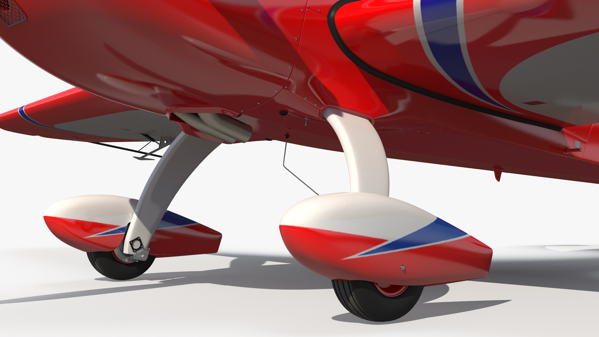 Aerobatic Monoplane Extra EA-300 Rigged 3D model