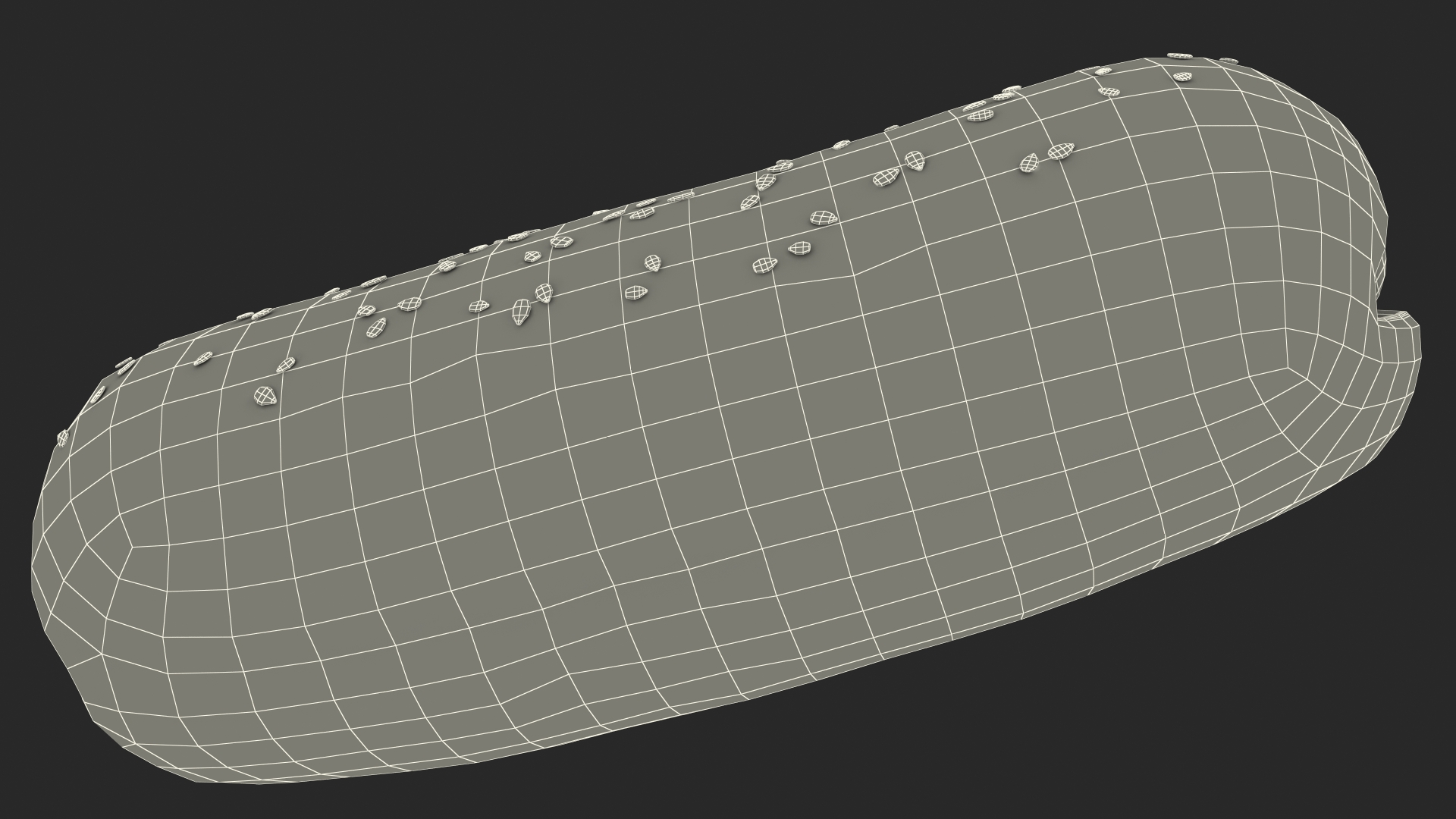 3D model Hot Dog with Ketchup Mustard Zigzag
