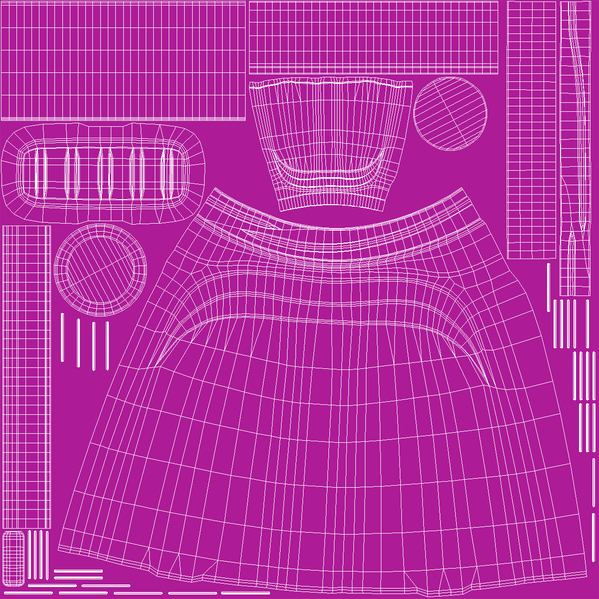 3D Household Chemicals Bottle Pink
