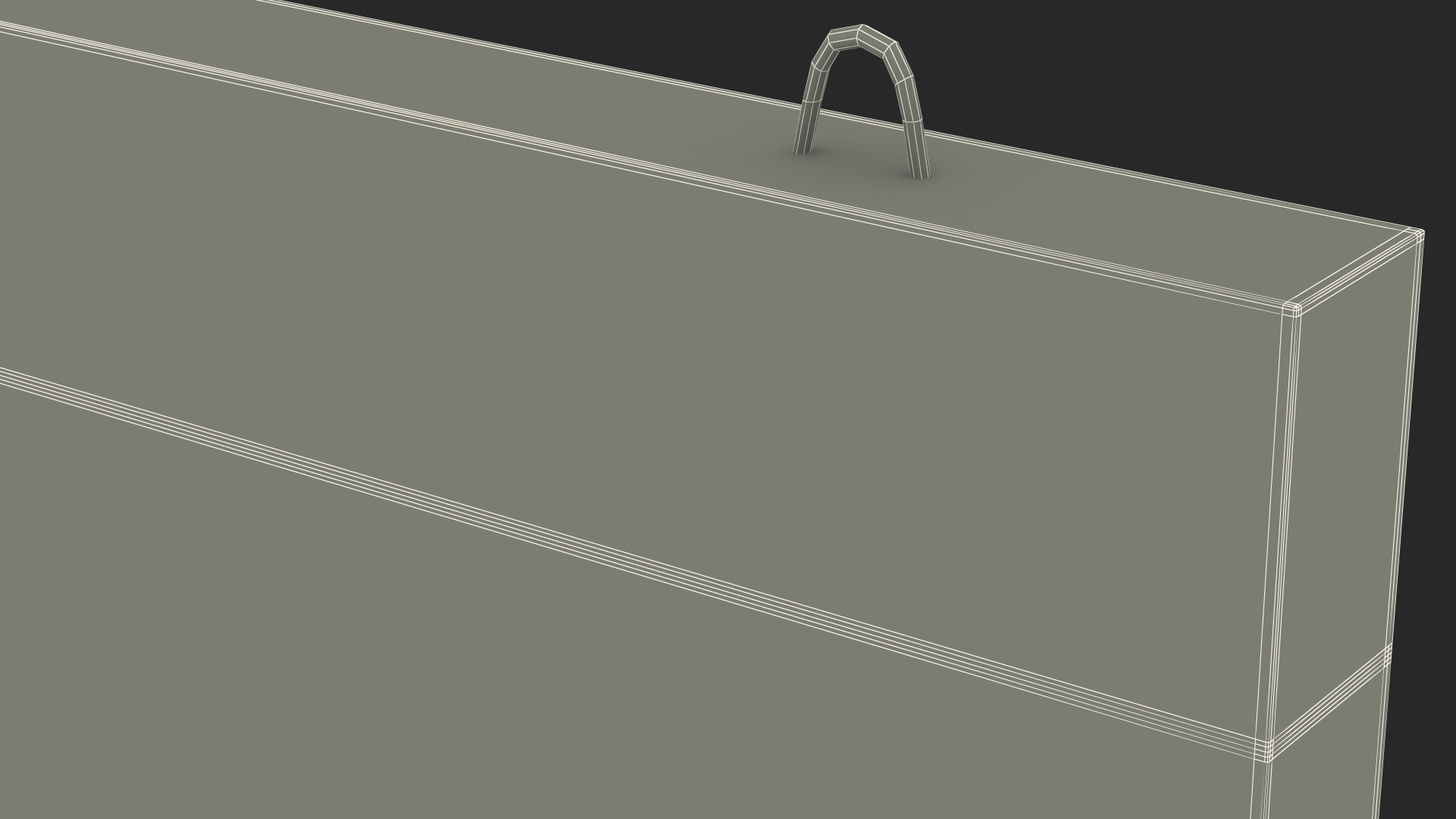 Concrete Panel Door 3D model