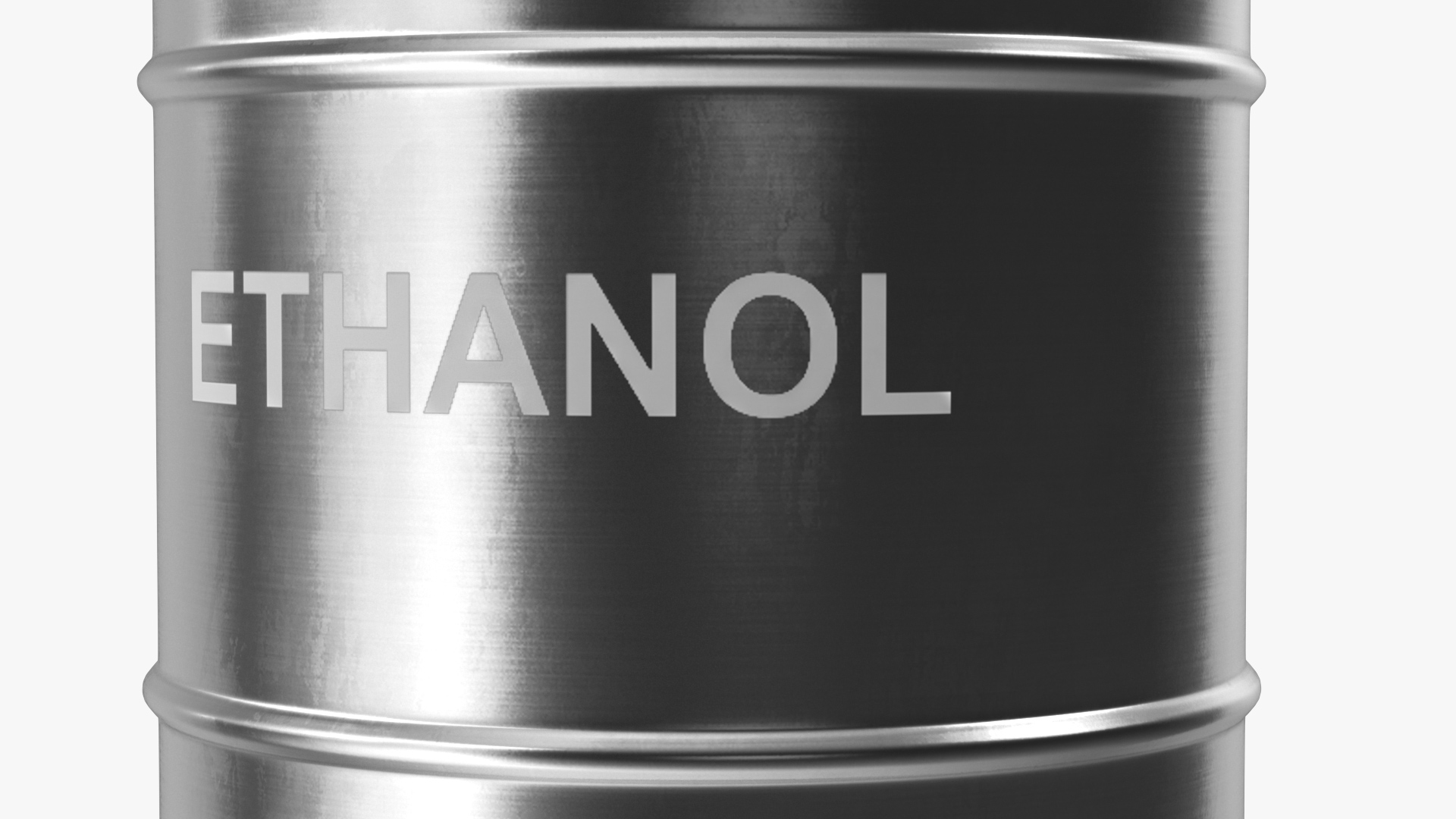 3D model Ethanol Metal Barrel