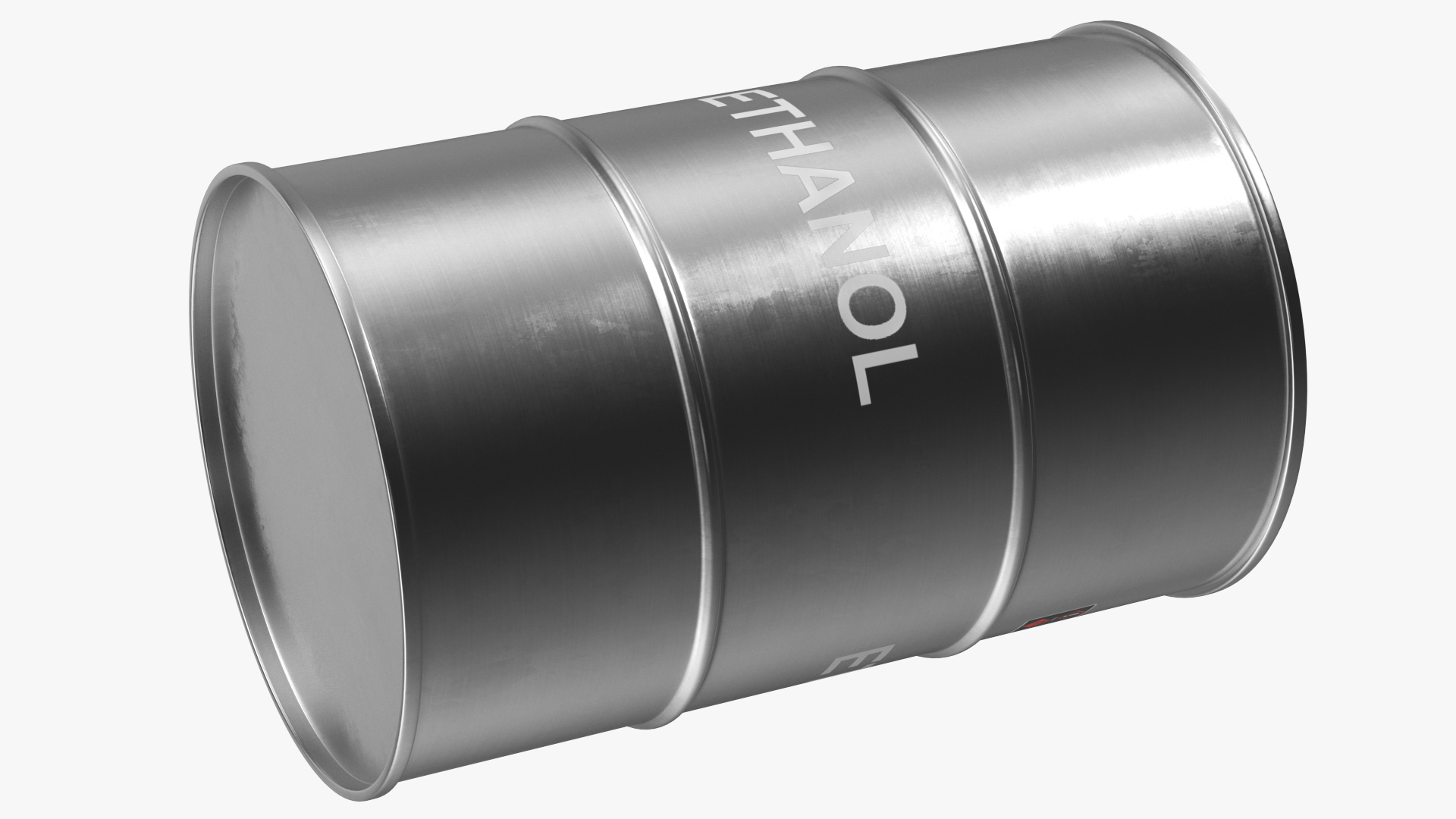 3D model Ethanol Metal Barrel