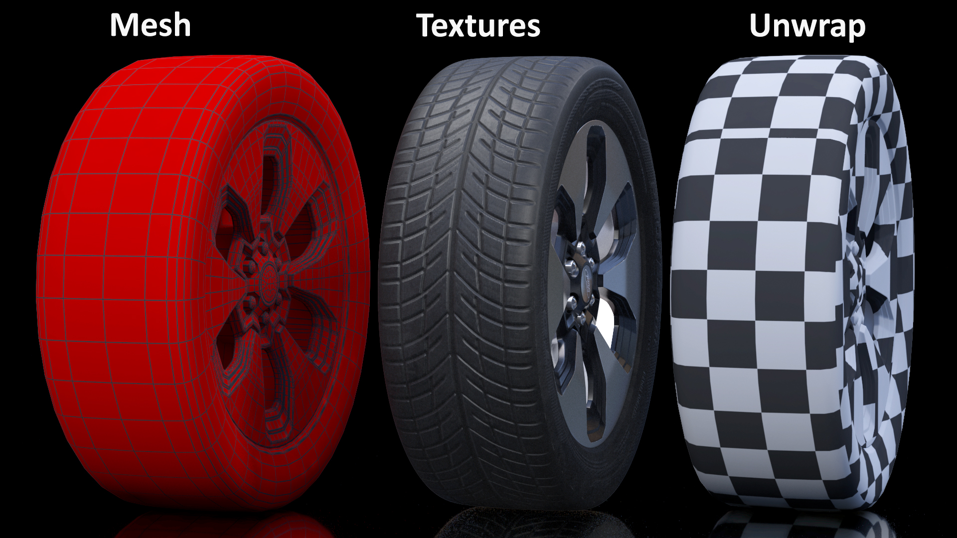 3D Ford F-150 Lightning Wheel
