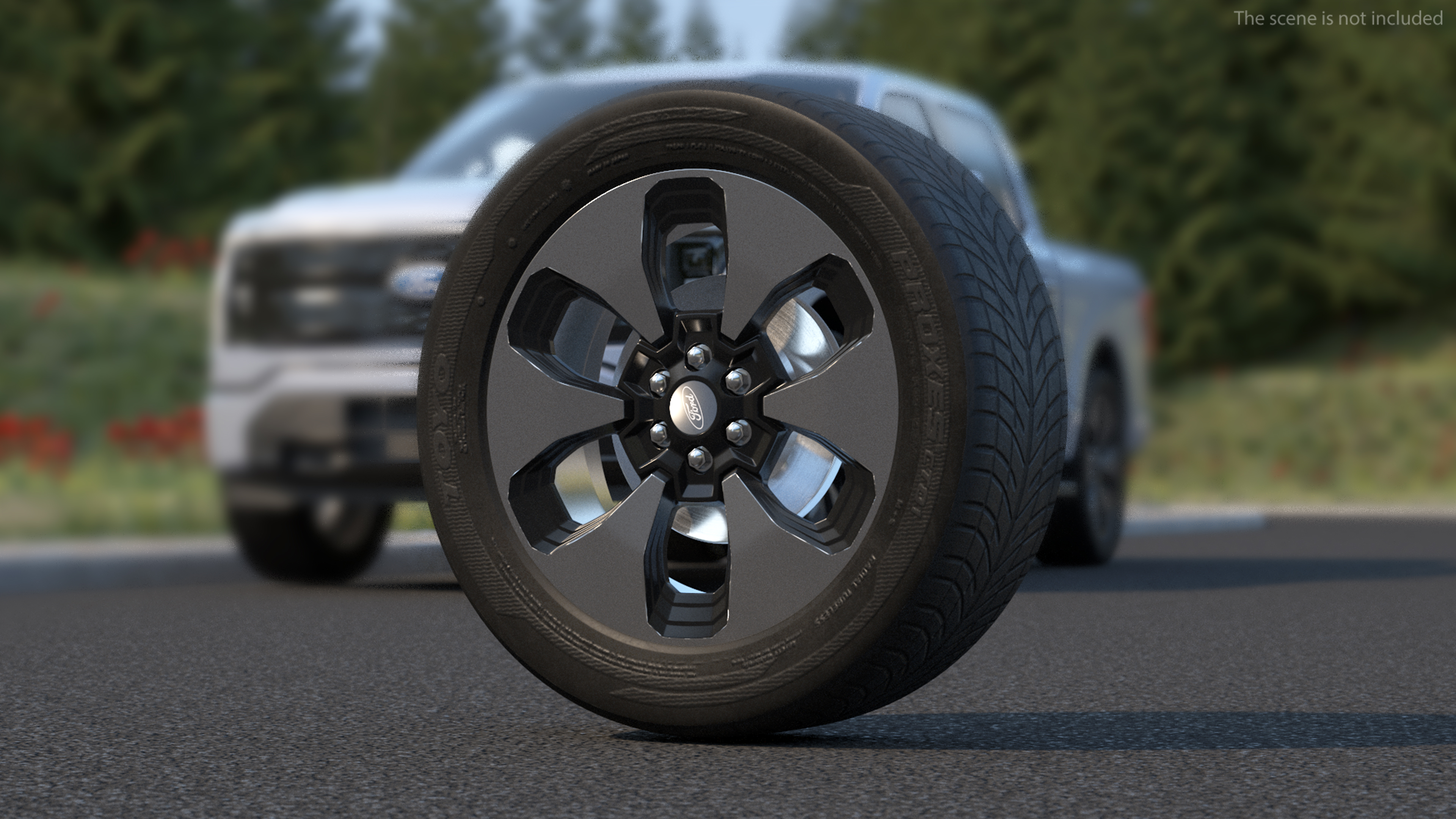 3D Ford F-150 Lightning Wheel