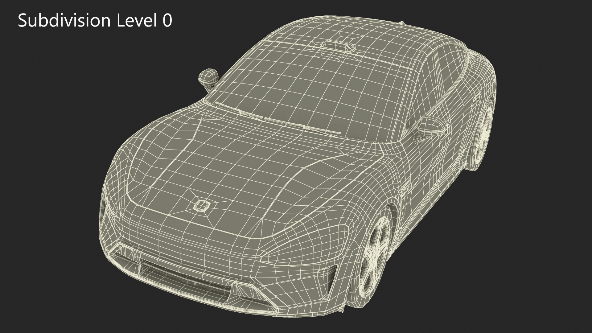 3D model Electric Car Xiaomi SU7 EV Car 2023 Aqua Blue