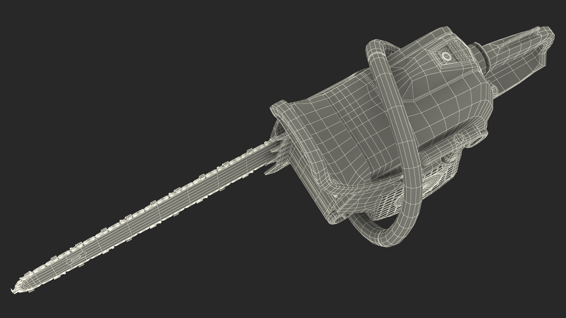 3D model Professional Gas Chainsaw