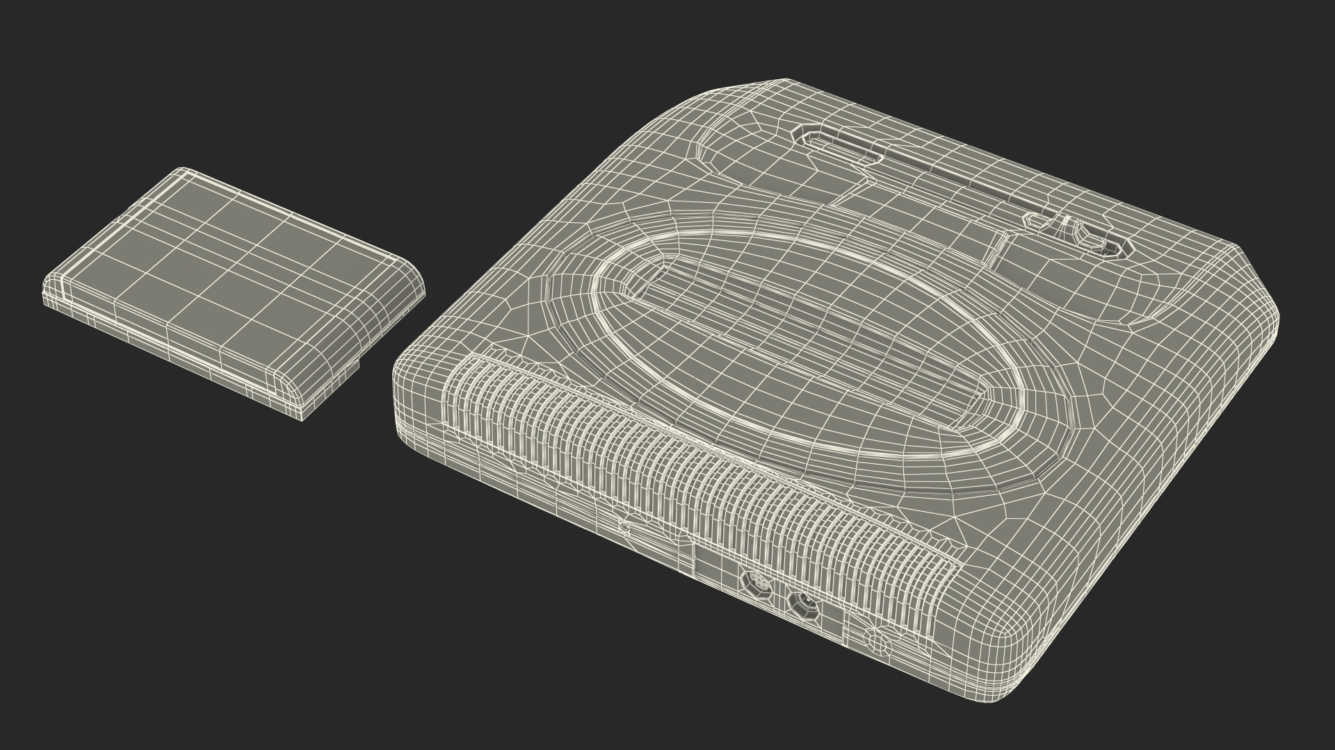 Sega Mega Drive Two 3D model
