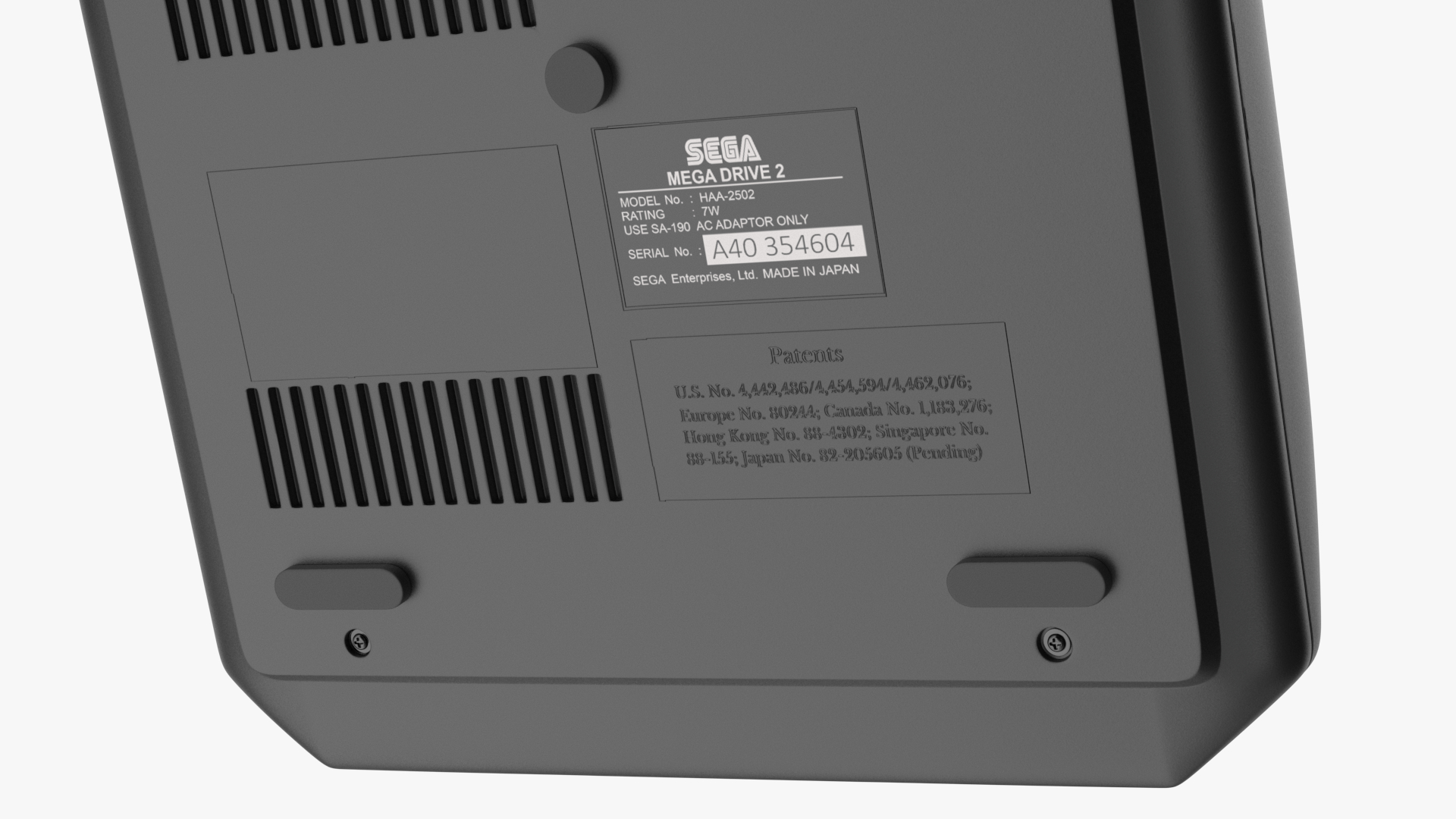 Sega Mega Drive Two 3D model