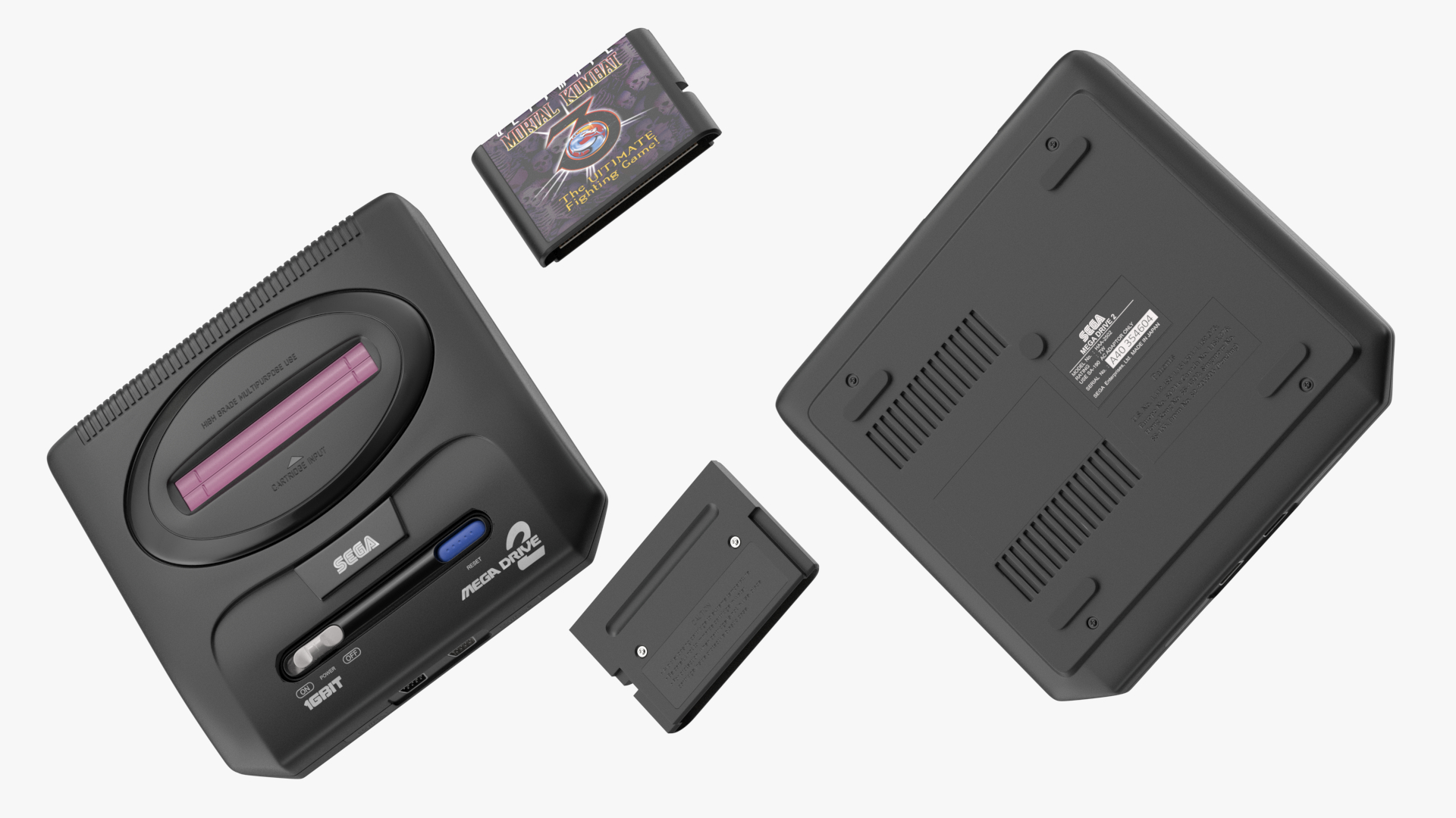 Sega Mega Drive Two 3D model