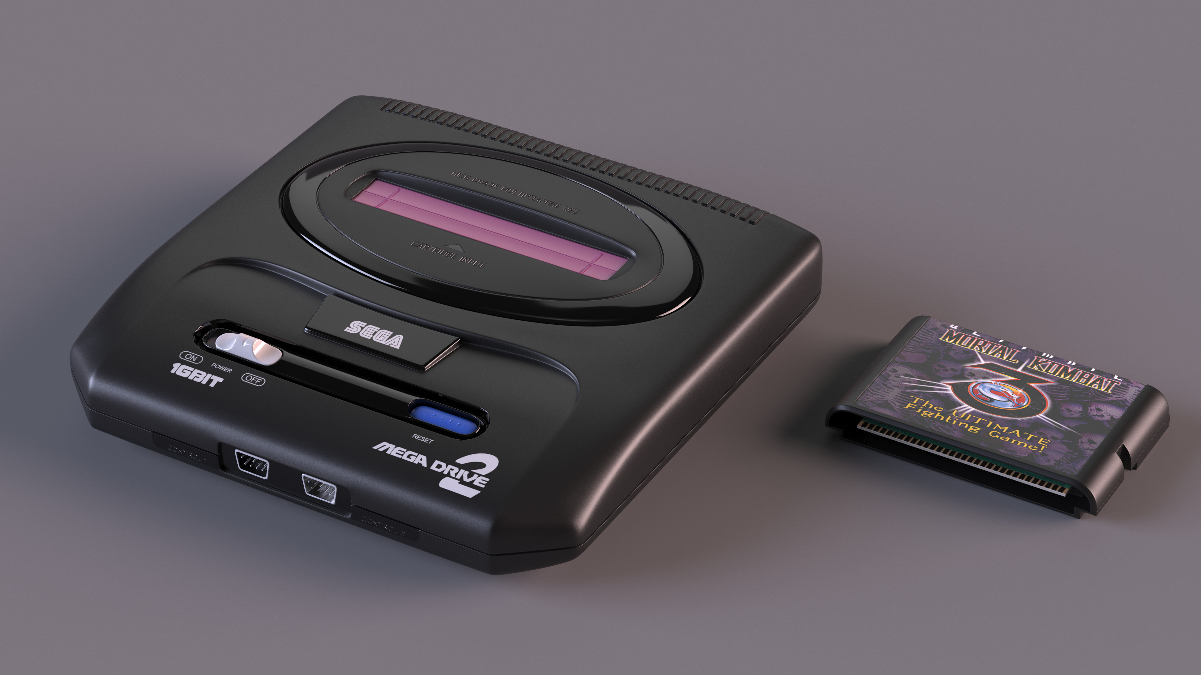 Sega Mega Drive Two 3D model