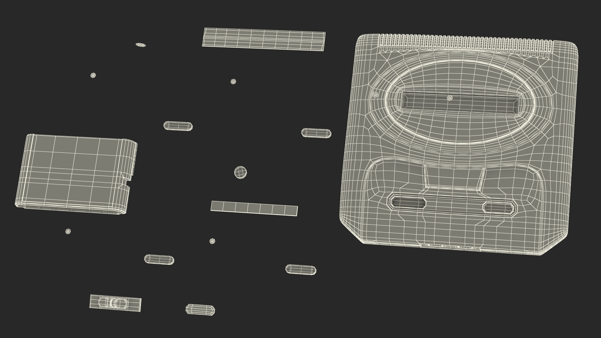 Sega Mega Drive Two 3D model