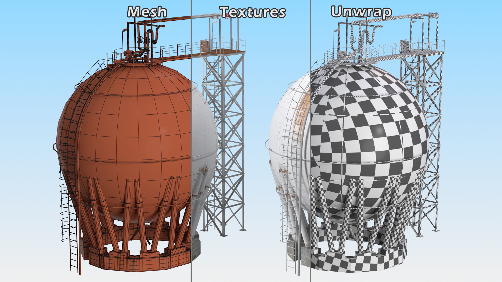 3D model Oil Tank