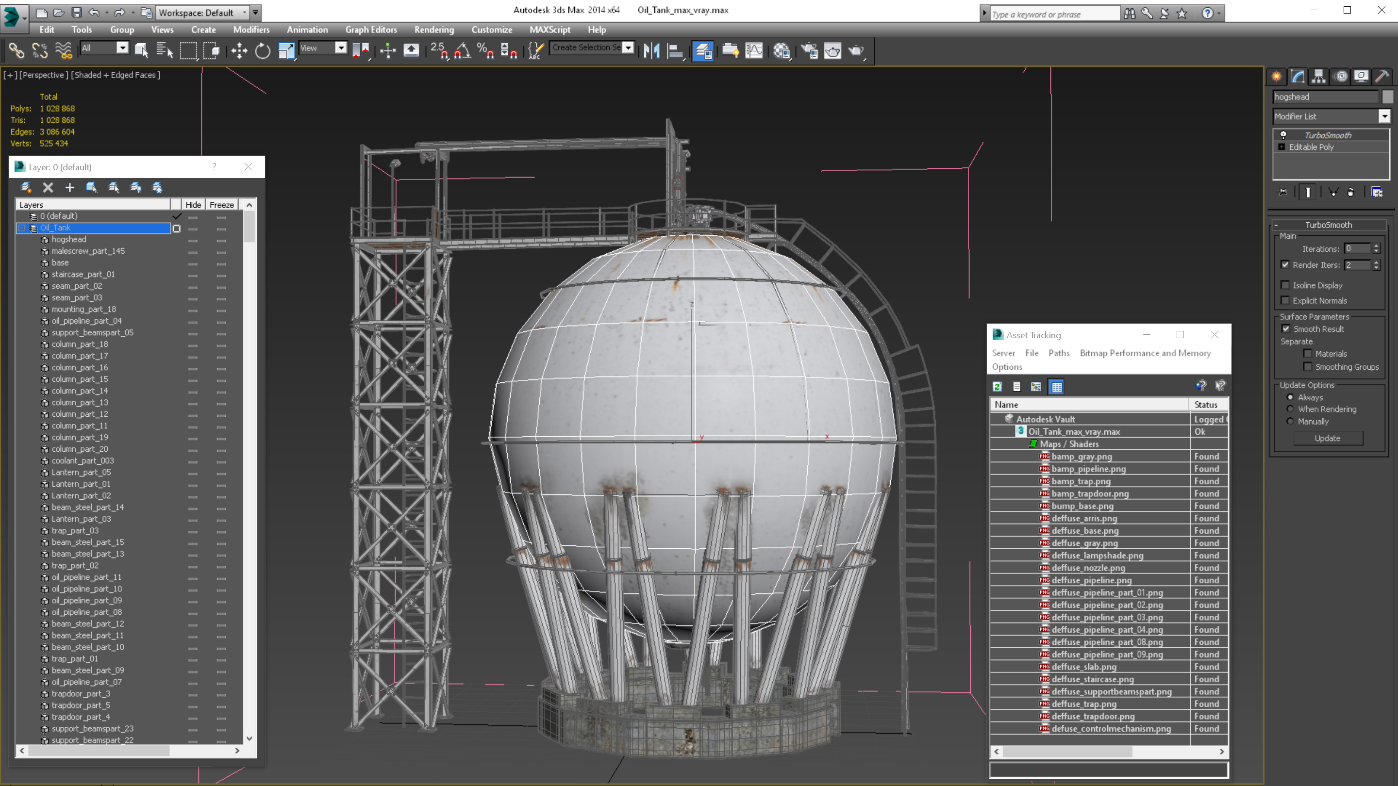 3D model Oil Tank