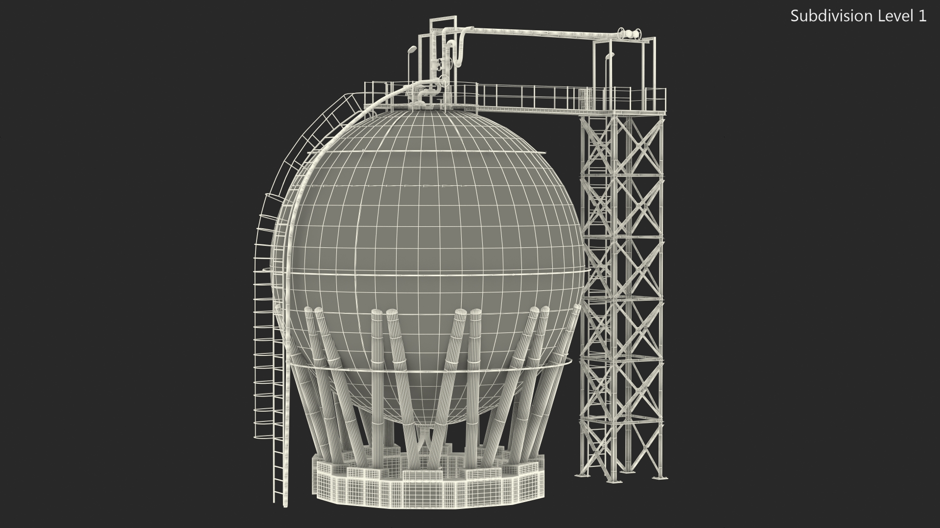 3D model Oil Tank
