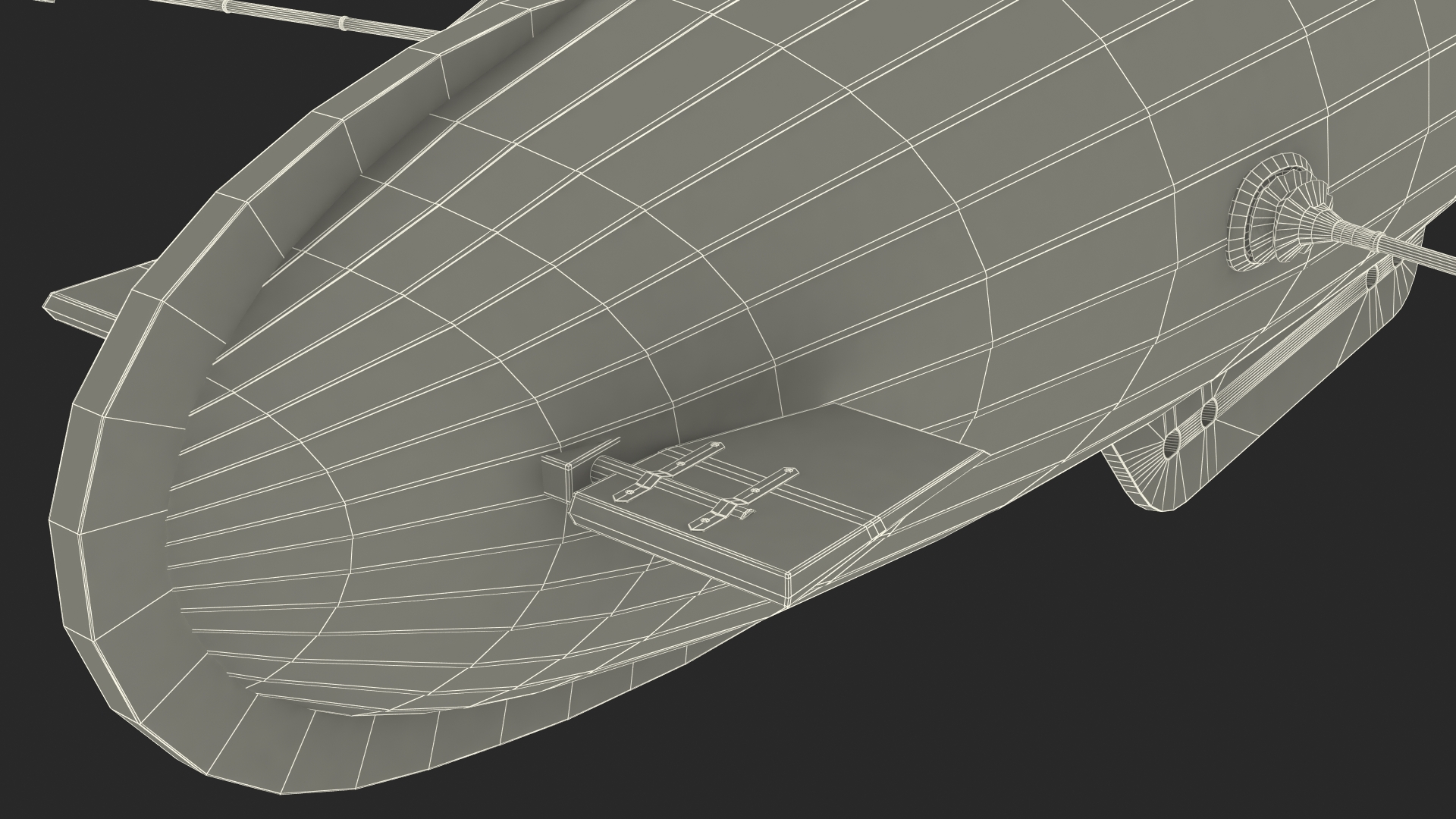 3D Old Wooden Submarine Rigged for Maya