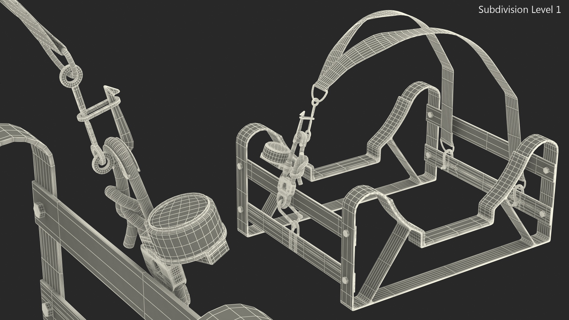 Stand for Life Raft Capsule 3D