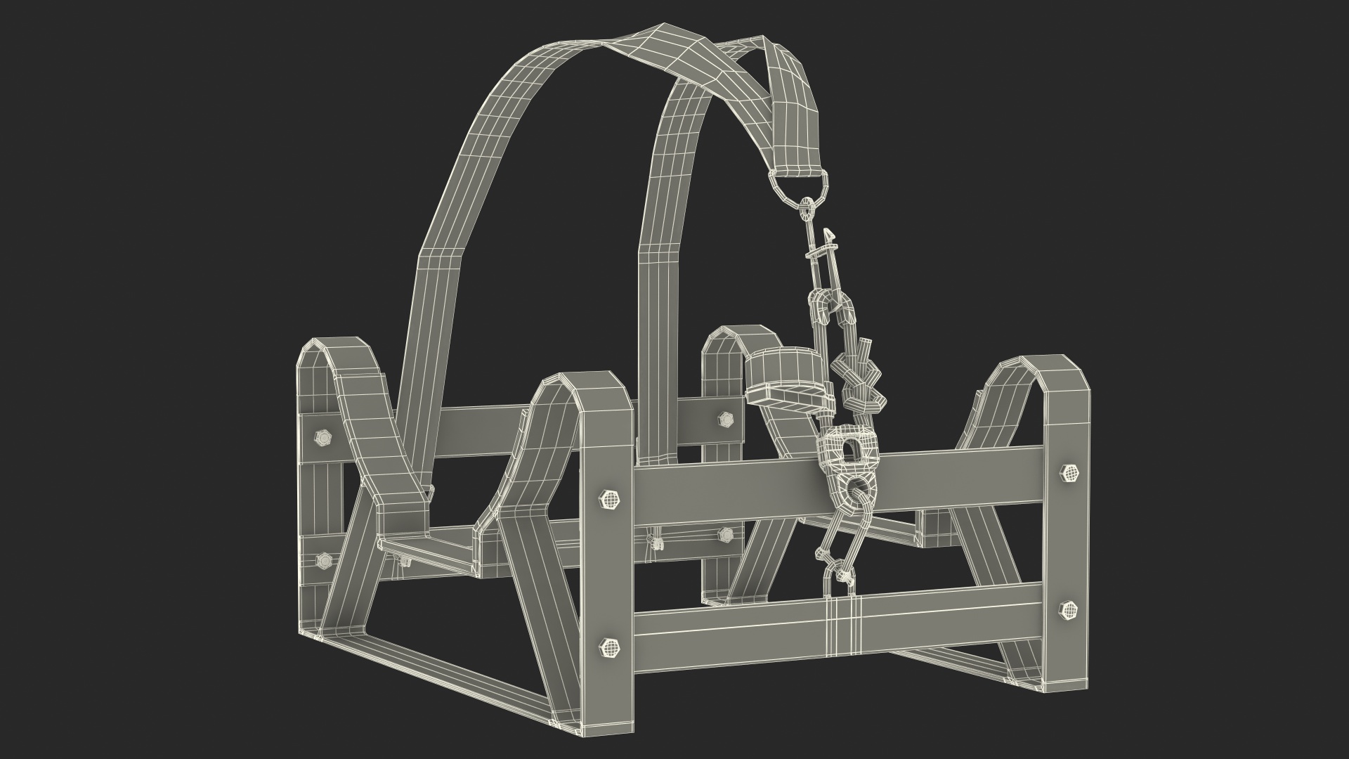 Stand for Life Raft Capsule 3D