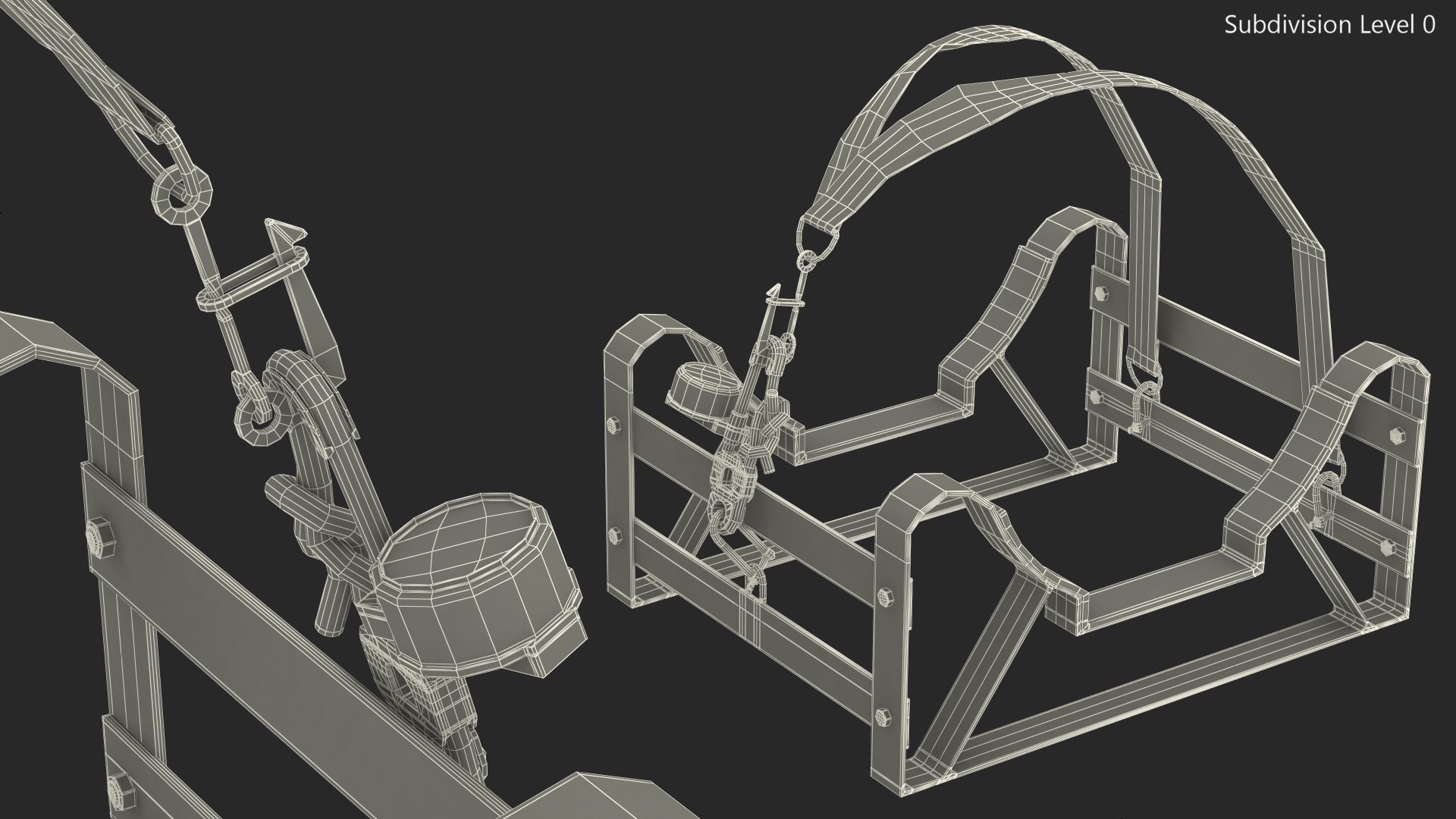 Stand for Life Raft Capsule 3D