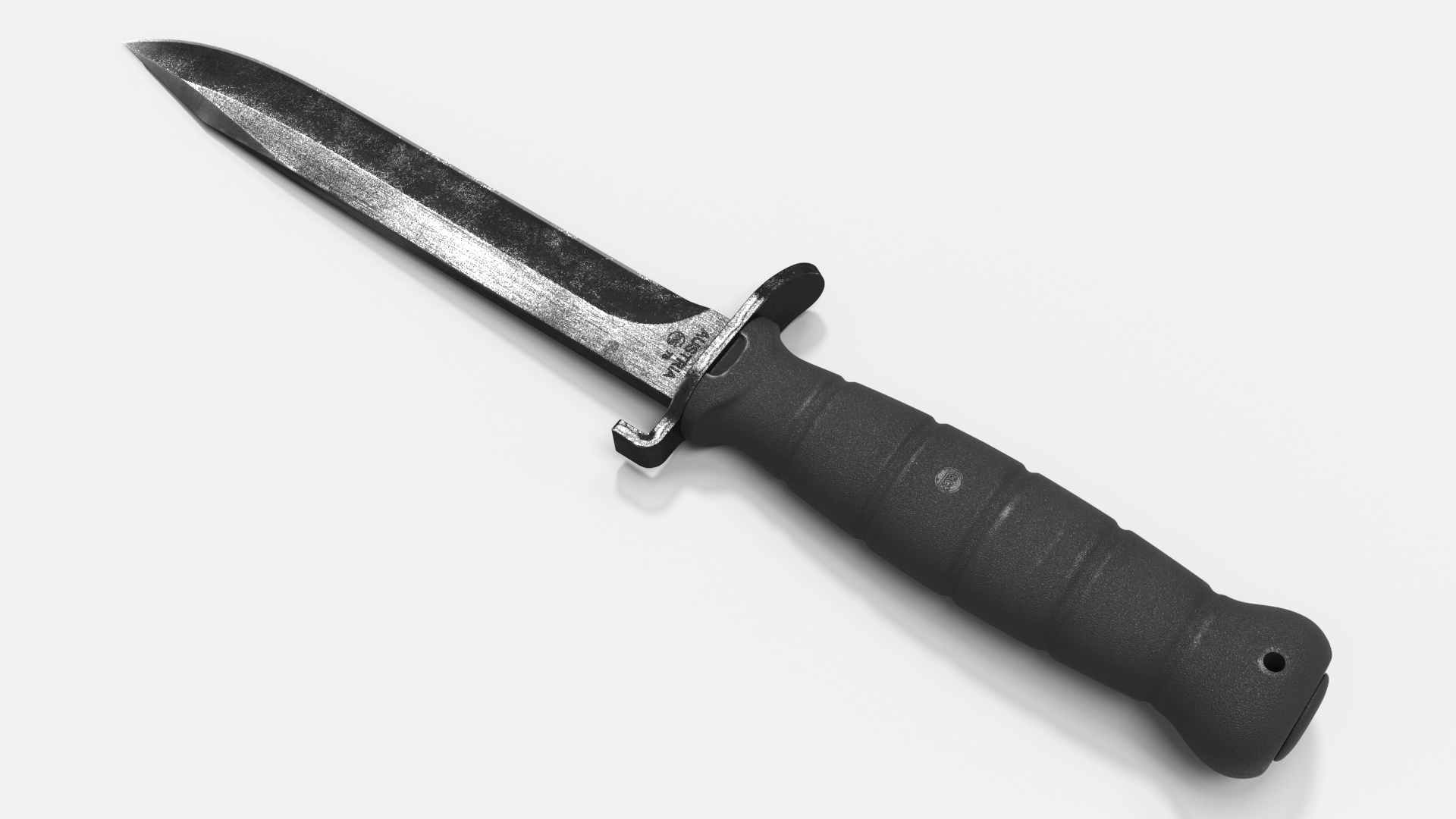 3D Tactical Combat Knife Glock FM 78 model