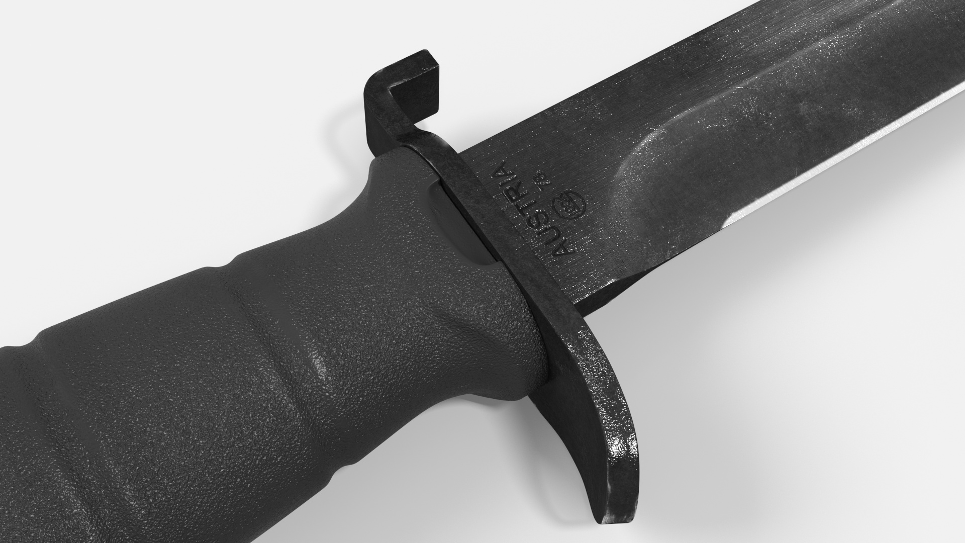 3D Tactical Combat Knife Glock FM 78 model