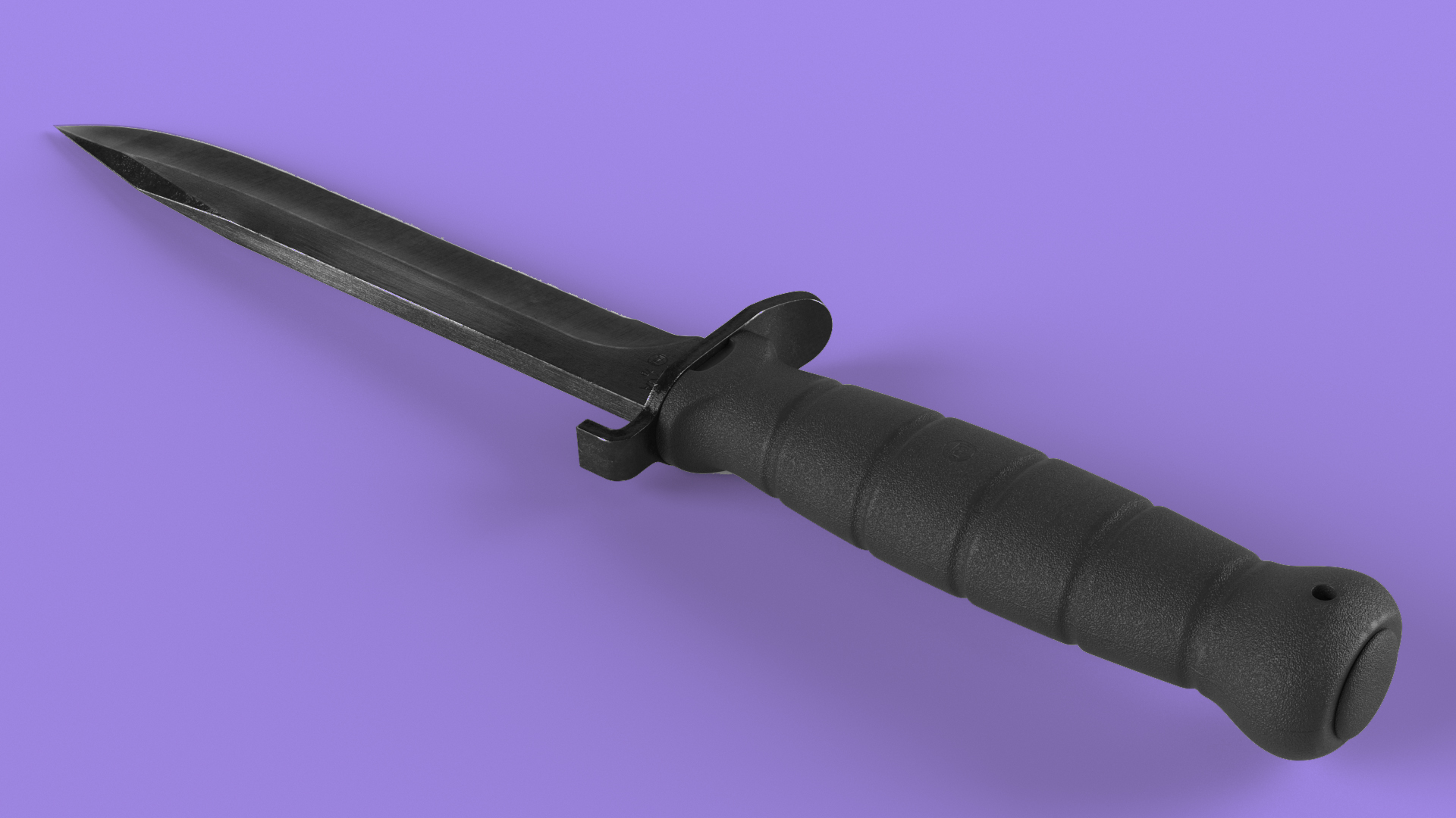 3D Tactical Combat Knife Glock FM 78 model