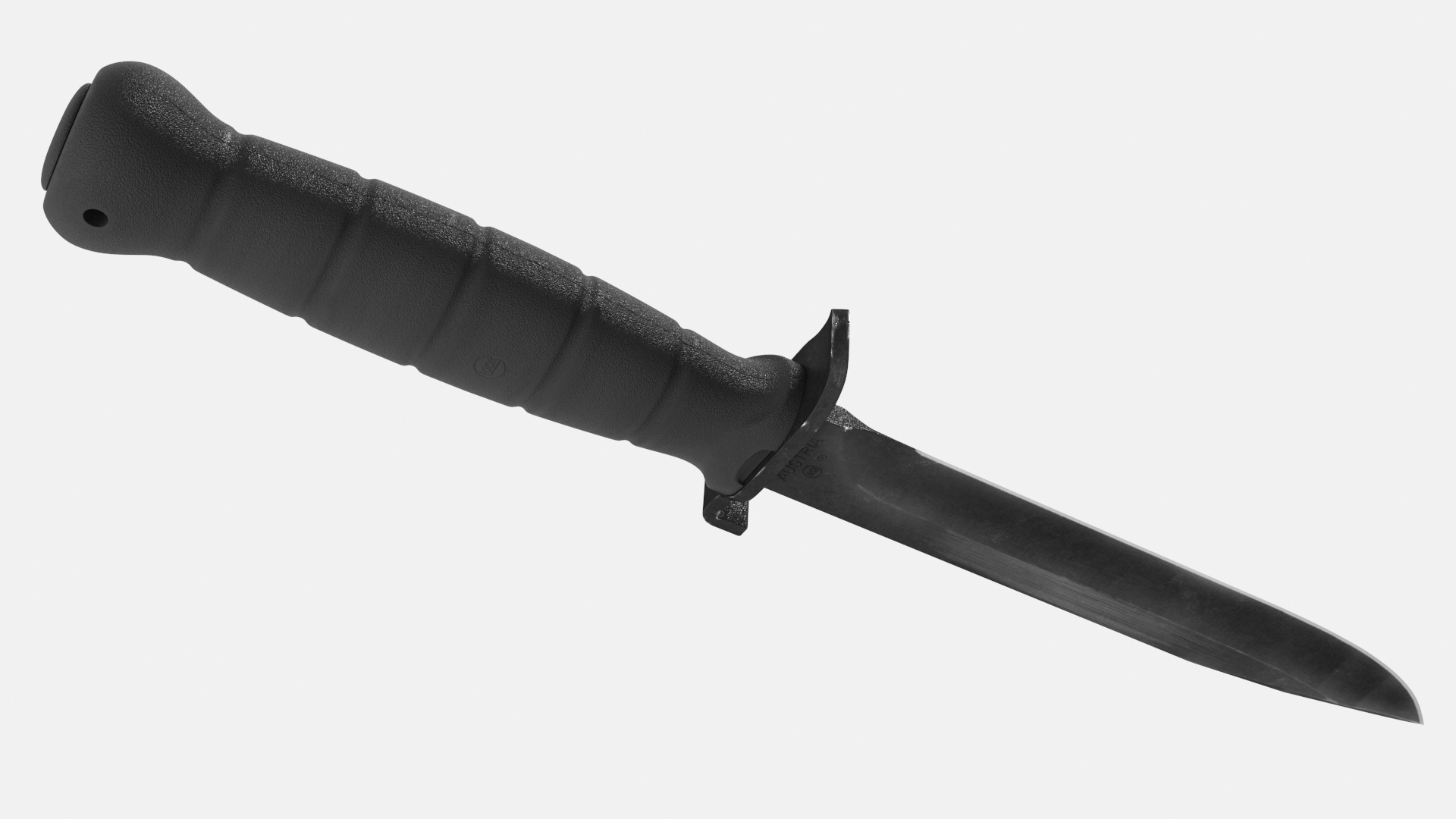 3D Tactical Combat Knife Glock FM 78 model