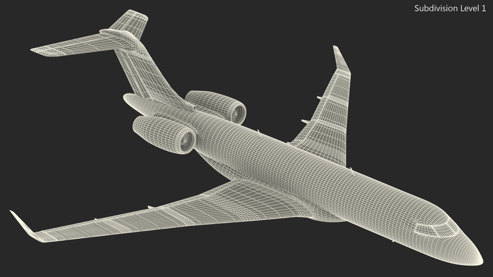 Bombardier Global 6000 Scale Model 3D model