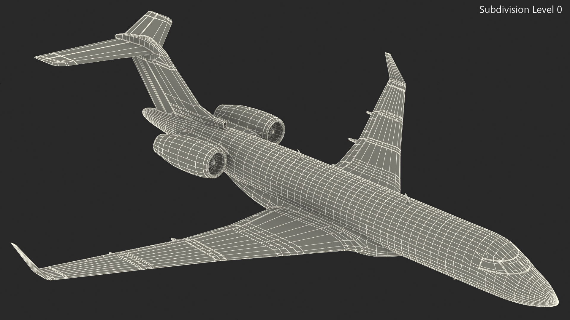 Bombardier Global 6000 Scale Model 3D model