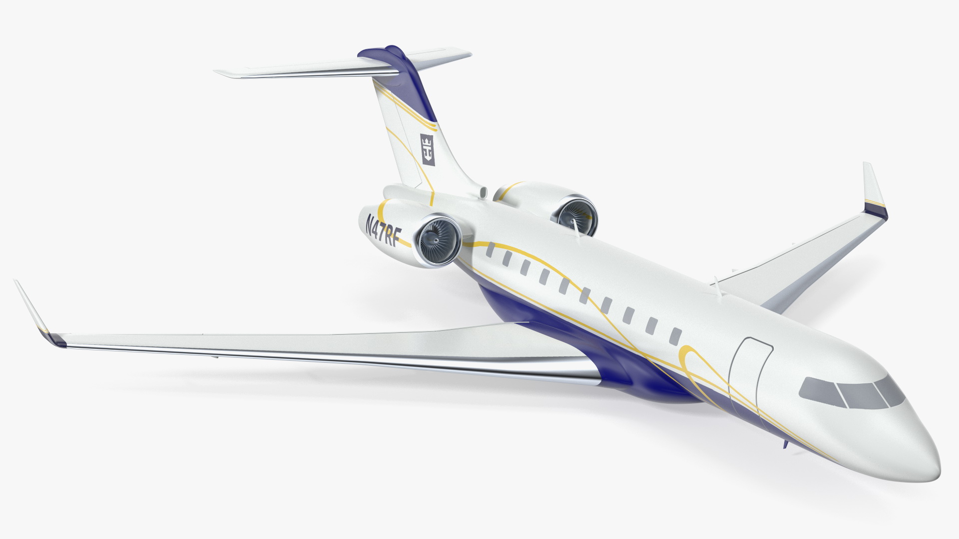 Bombardier Global 6000 Scale Model 3D model