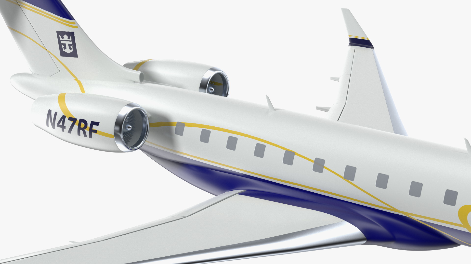 Bombardier Global 6000 Scale Model 3D model