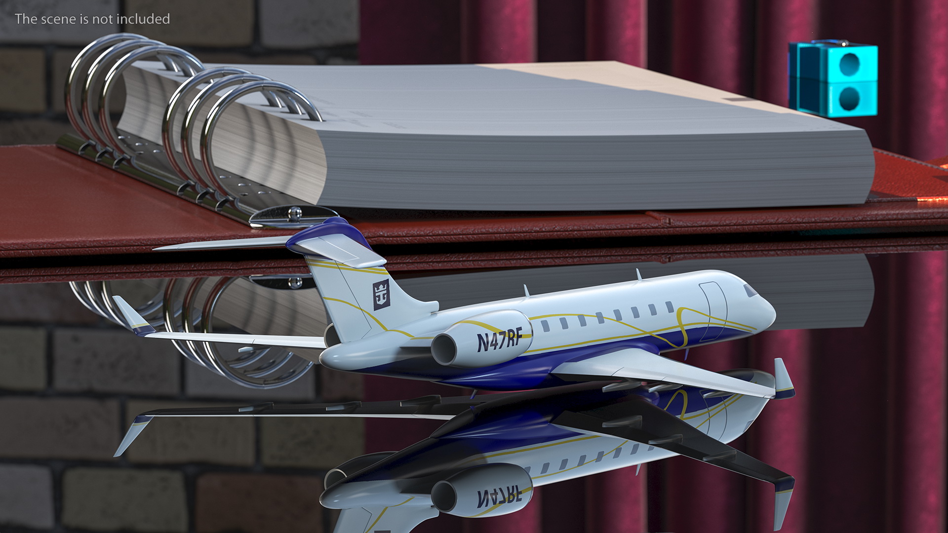 Bombardier Global 6000 Scale Model 3D model