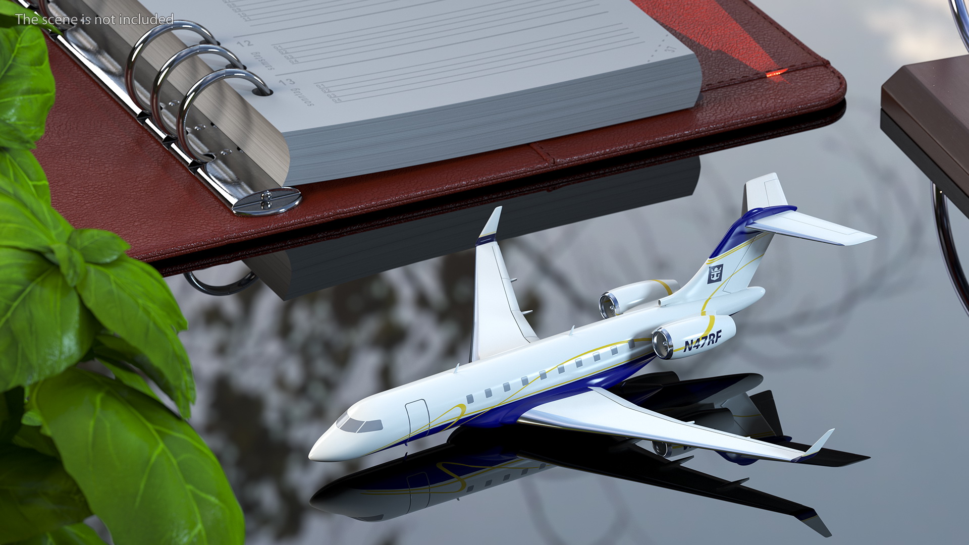 Bombardier Global 6000 Scale Model 3D model