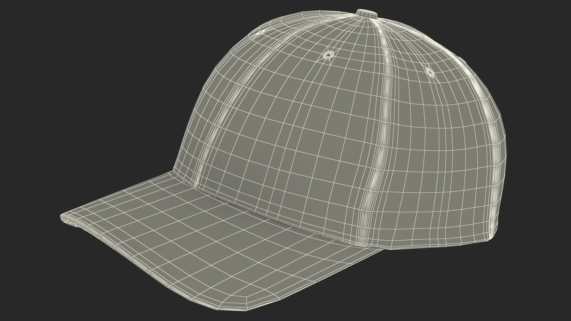 3D Cap Your Brand Red model