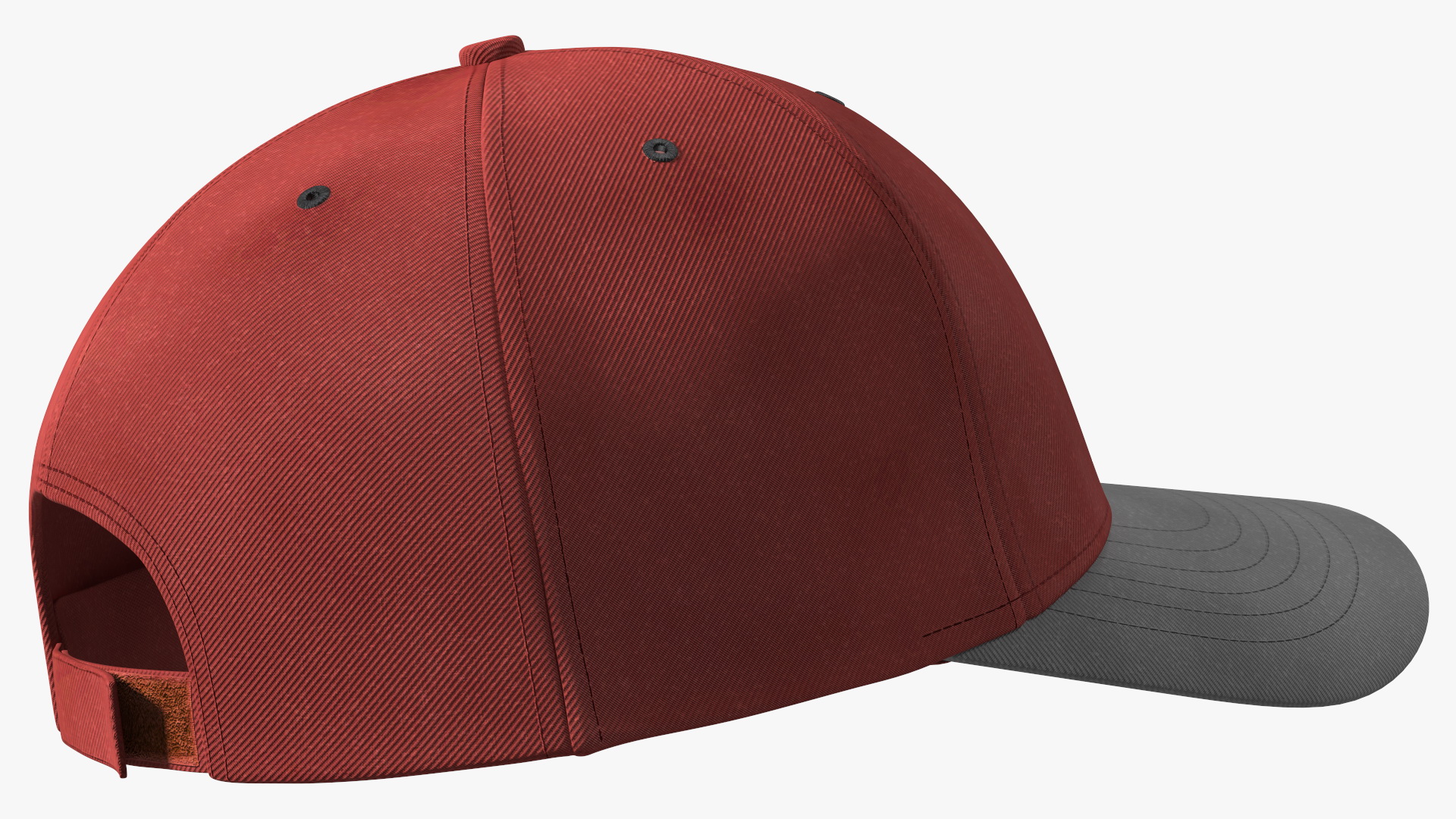 3D Cap Your Brand Red model