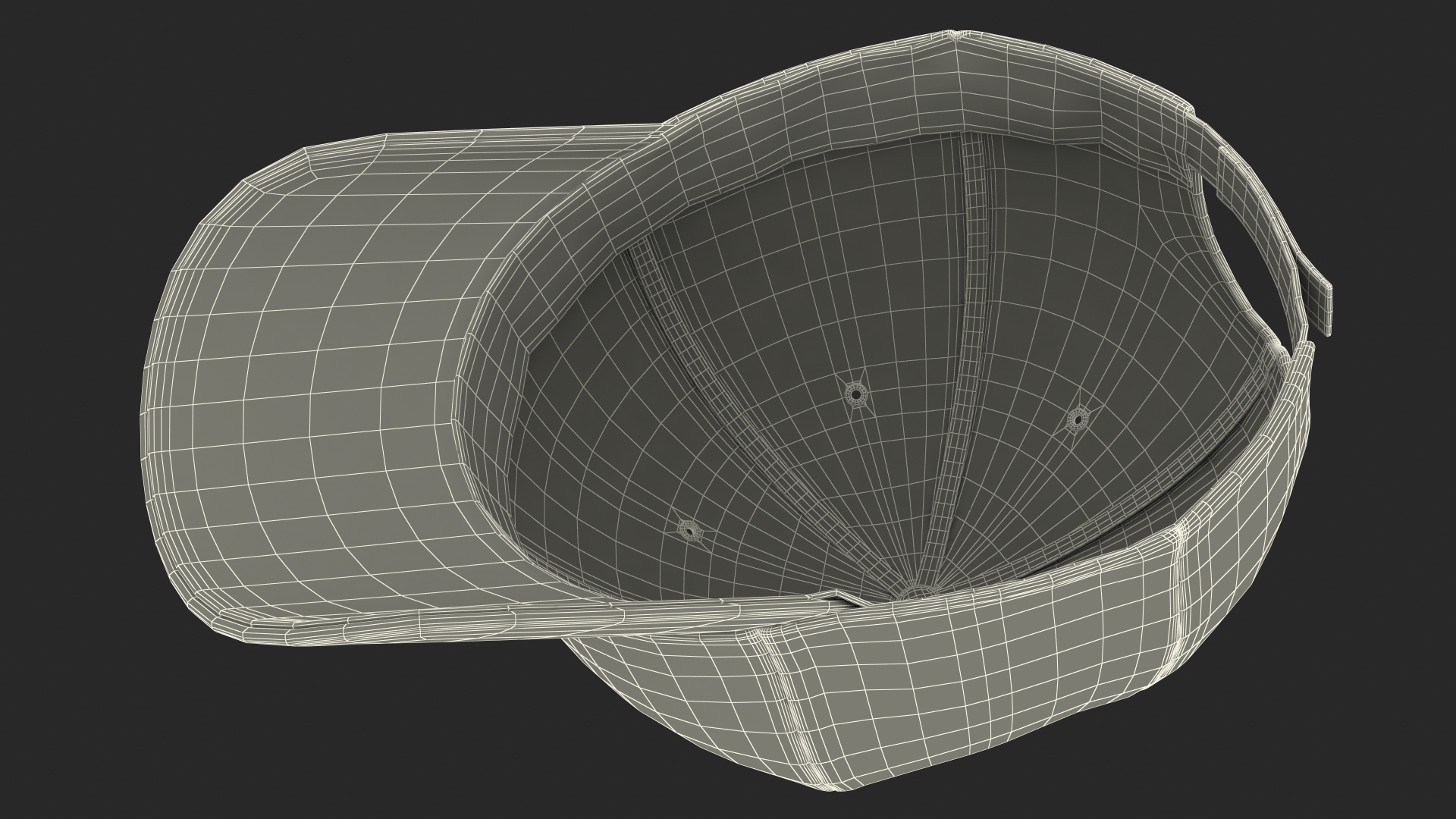 3D Cap Your Brand Red model