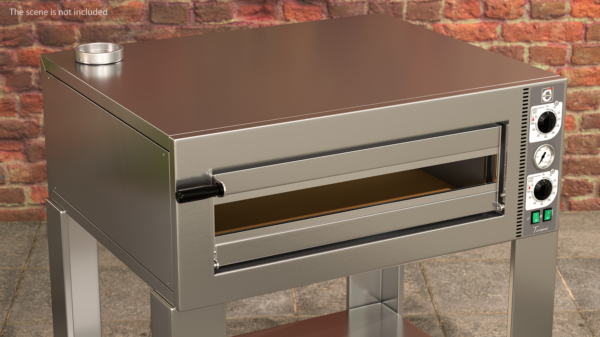 Cuppone Tiziano Single Deck Electric Pizza Oven 3D