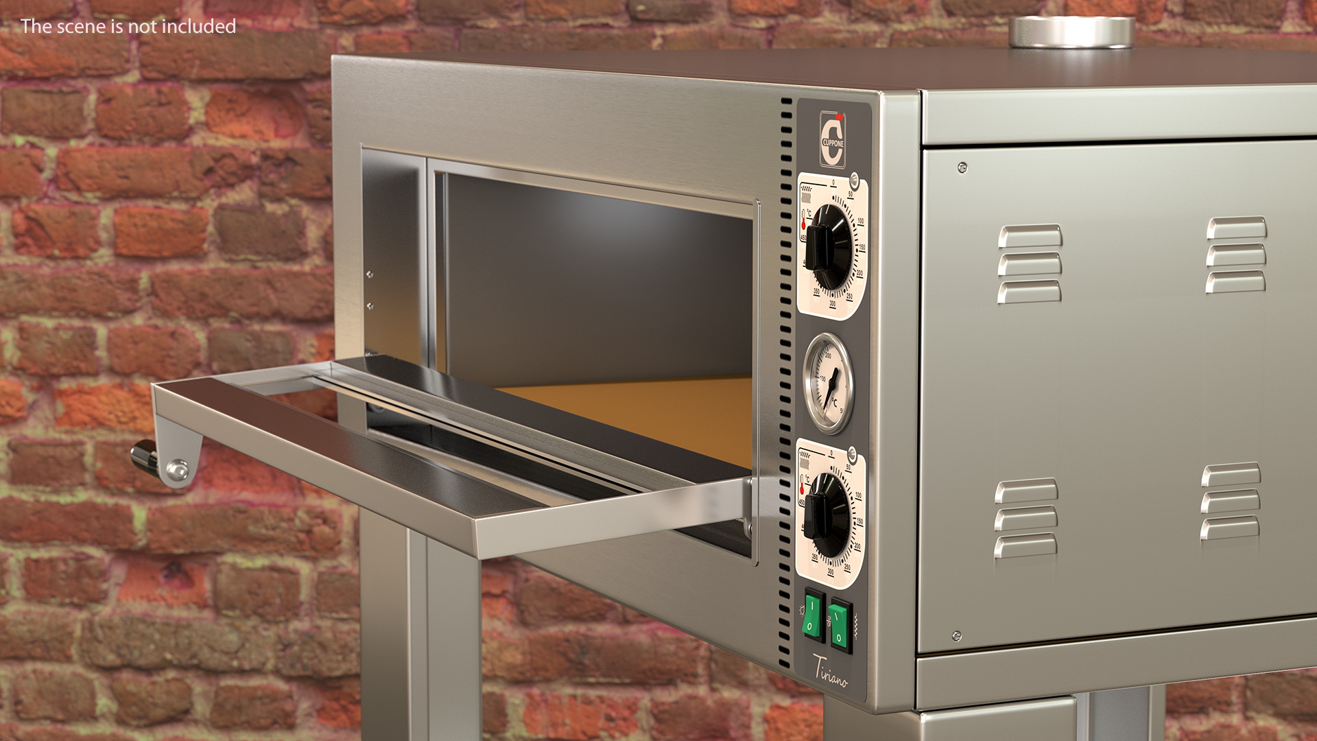 Cuppone Tiziano Single Deck Electric Pizza Oven 3D