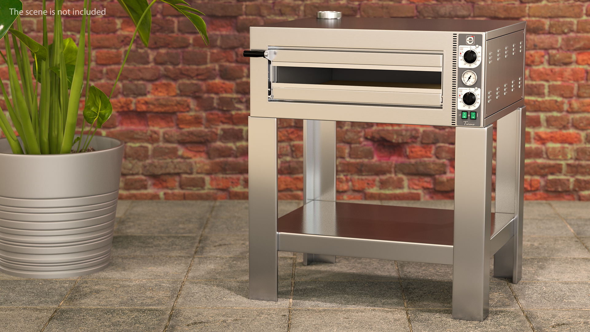 Cuppone Tiziano Single Deck Electric Pizza Oven 3D