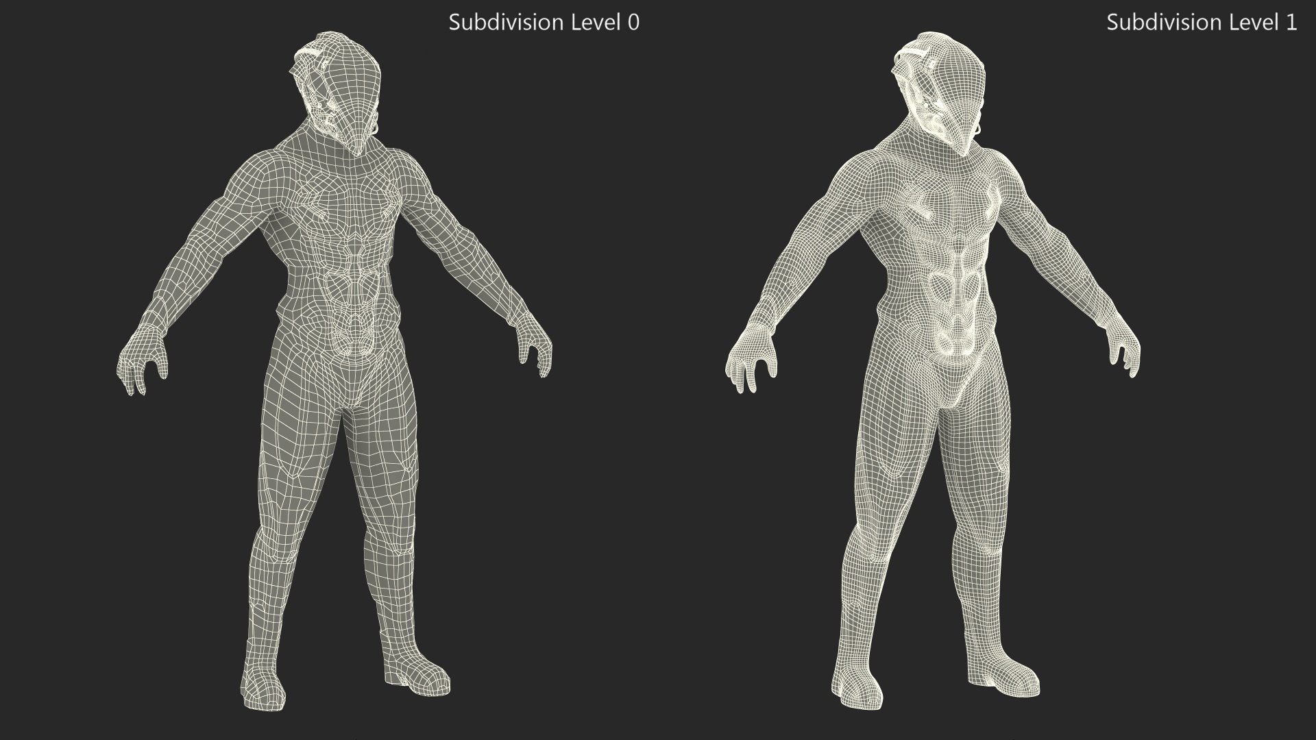 3D Futuristic Armored Character model