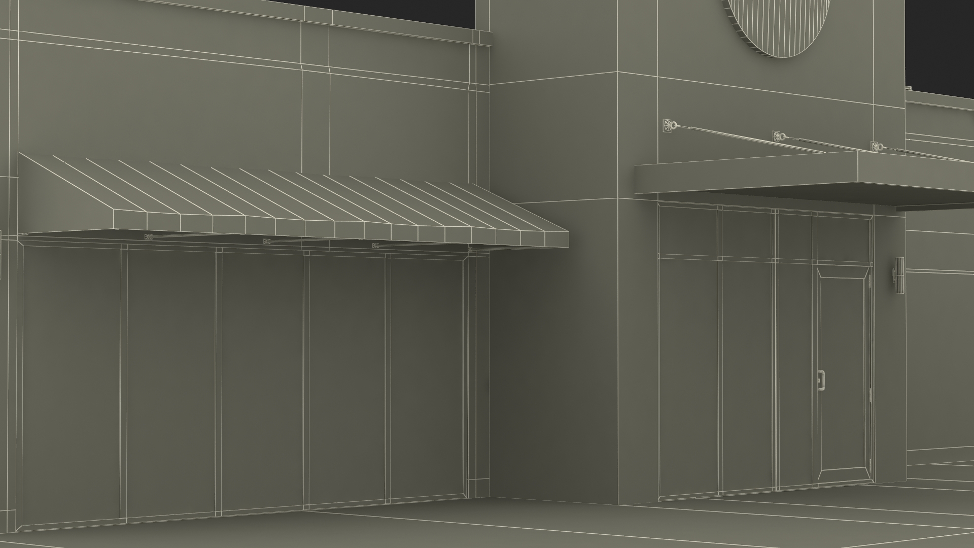 3D Starbucks Shop Building model