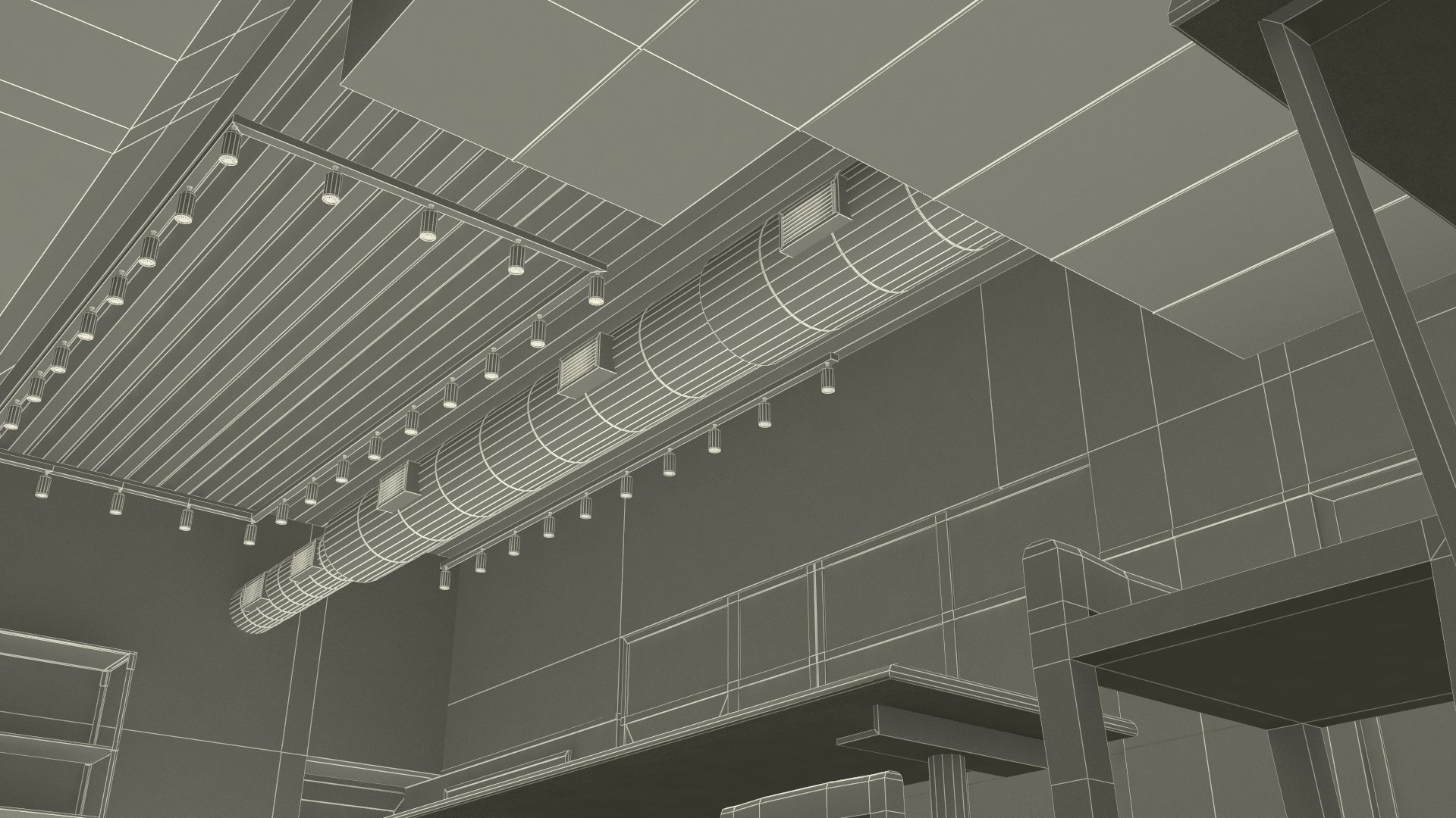 3D Starbucks Shop Building model