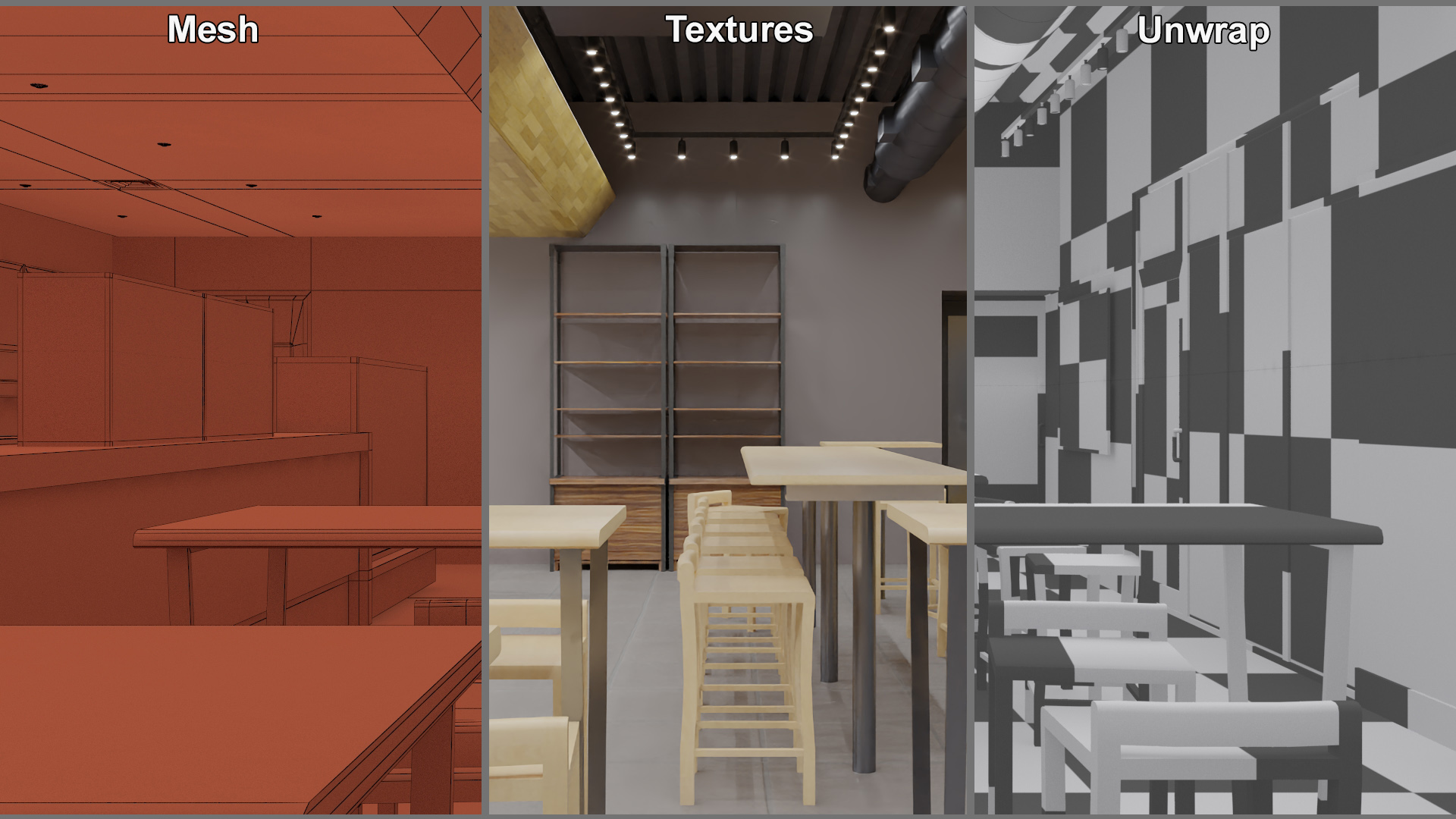 3D Starbucks Shop Building model