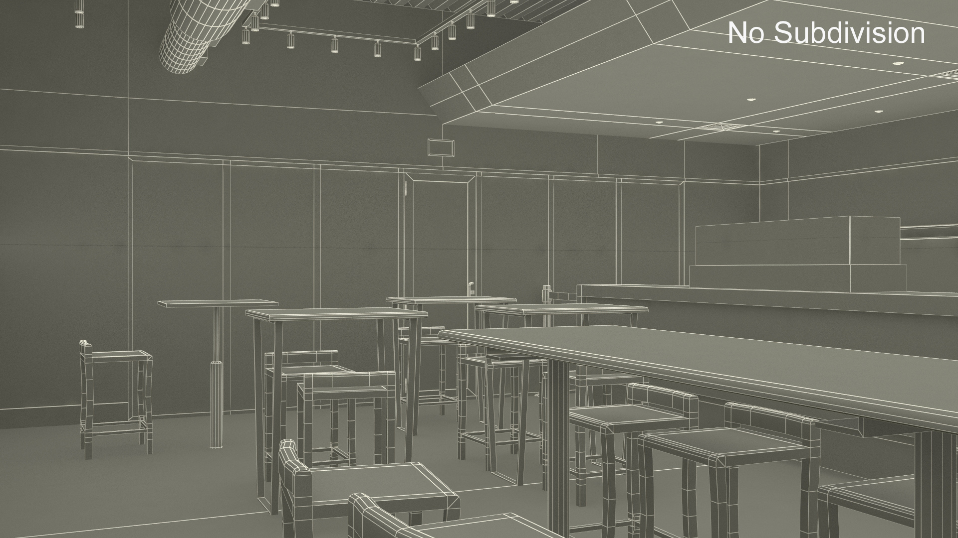 3D Starbucks Shop Building model