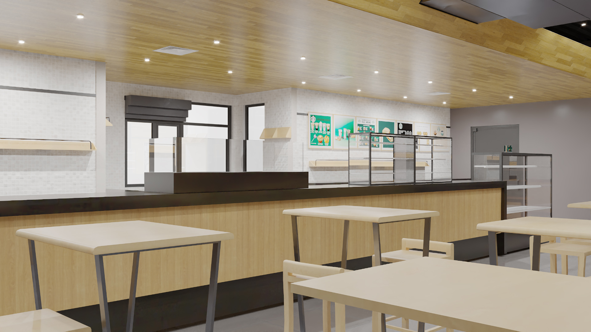 3D Starbucks Shop Building model